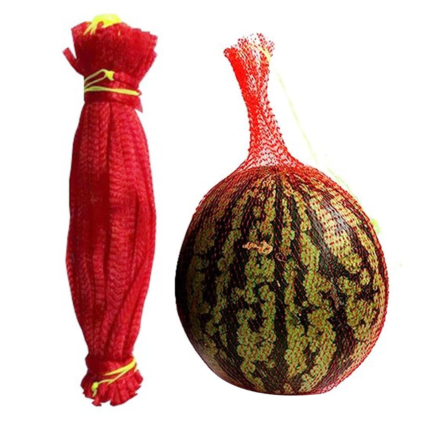 Ruiwaer Lot De 100 Filets De Pastèque Réutilisables à Suspendre - En Maille Plastique - Pour Le Jardinage Et La Croissance Des Fruits