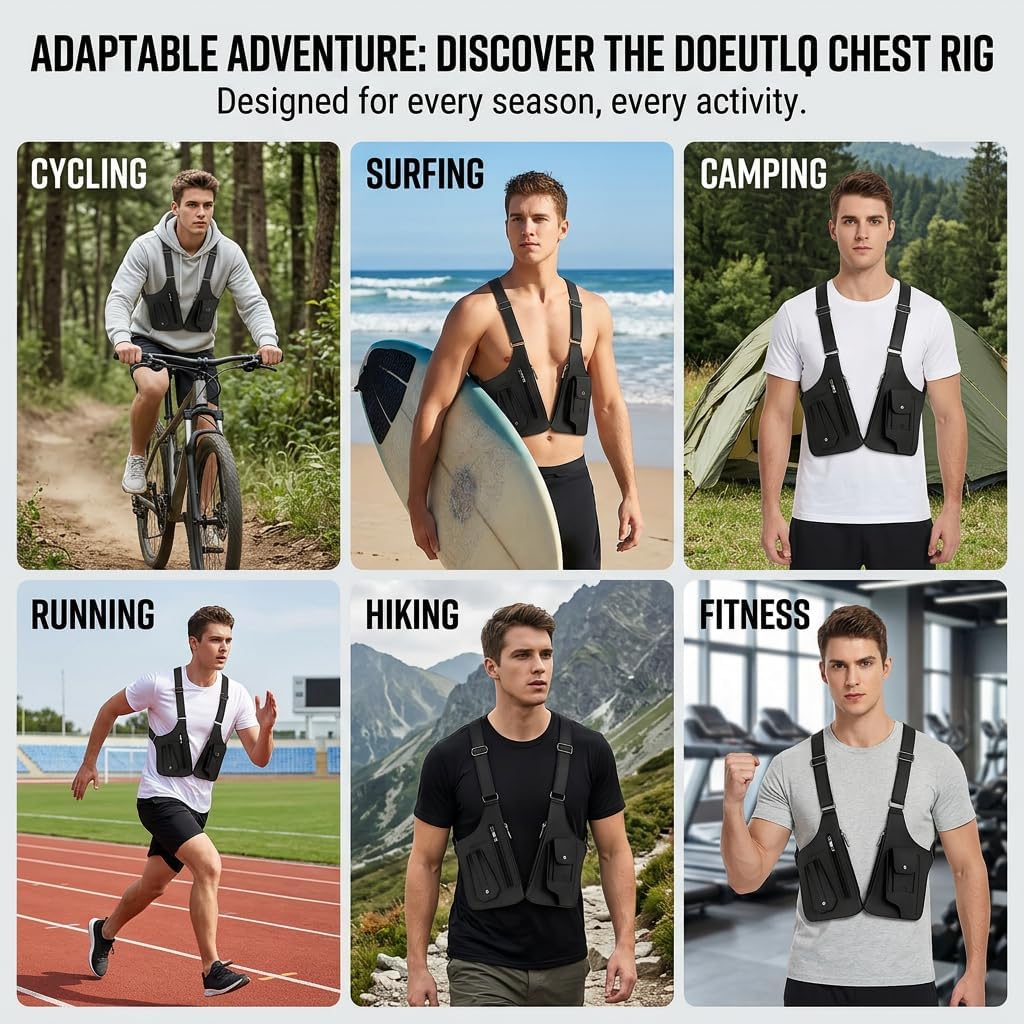 Shoulder Bag for Men Premium Leather Adjustable Underarm Holster Satchel Men Anti Theft Strap Under Arm Double Concealed Carry Sling Pack Armpit Small Wallet Vest Purse Pick Pocket Proof Cell Phone