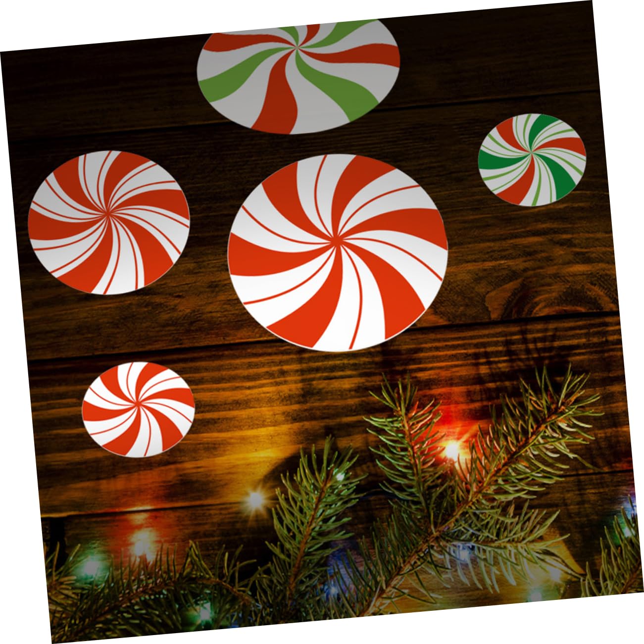 OSALADI 3 Juegos De Calcomanías De Pared Autoadhesivas Con Temática De Dulces Navideños Para Decoración Del Hogar 12 Unidades X 3