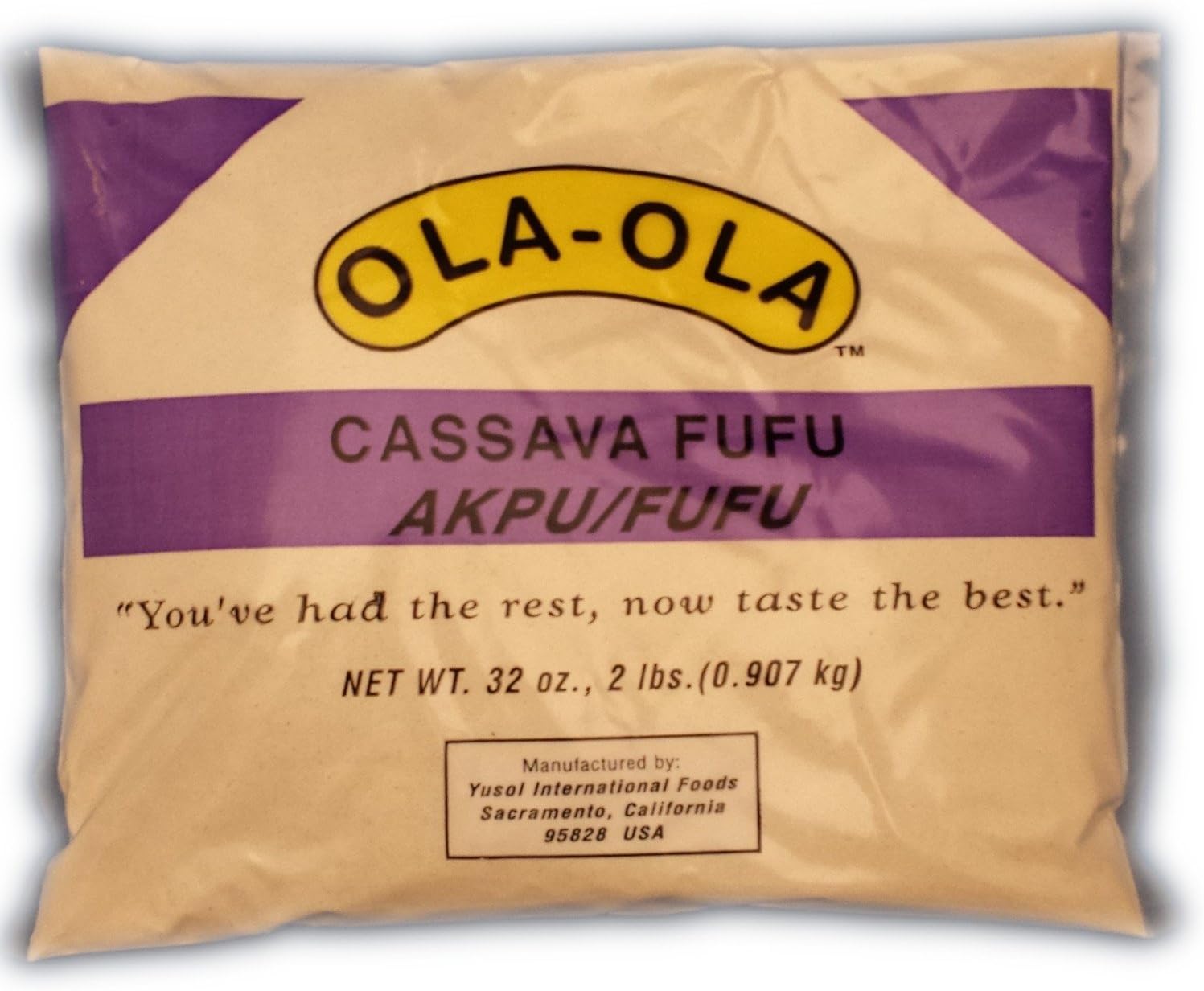 Fufu (cassava) flour (8 @ 2.3Kg / 5lbs) Ola-Ola
