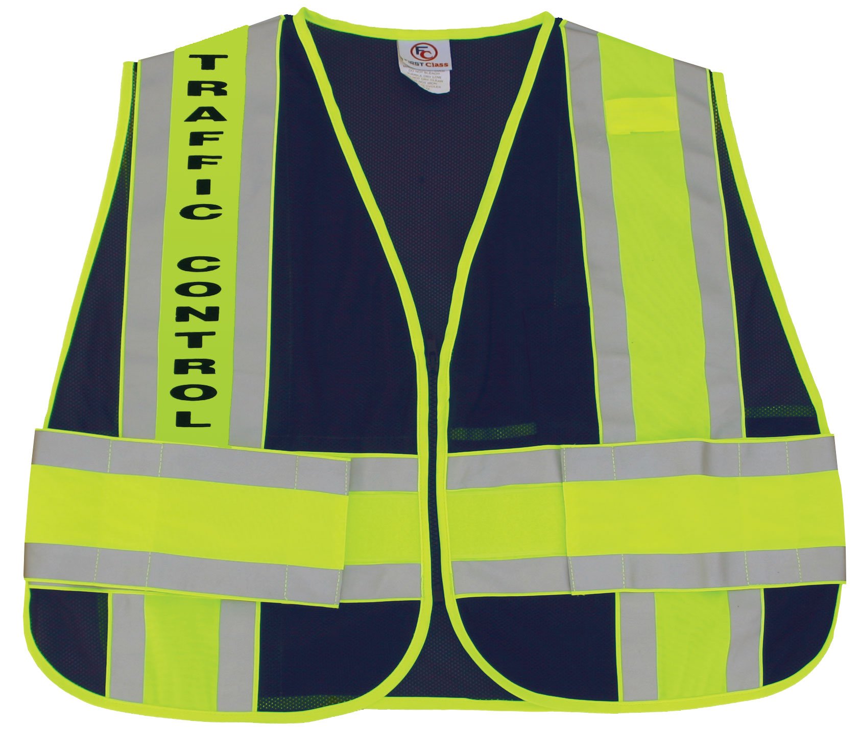 First Class Reflective Duty Vest-Traffic Control ID/2XL/3XL