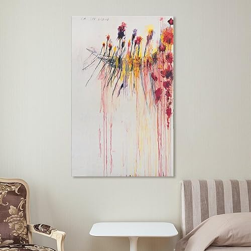 Miniatura 7 de WANSHI Cy Twombly Coronation of Sesostris (2) Impresión en lienzo grande pinturas famosas Oficina Hogar Wal Póster Cool Art Painting Wall Art