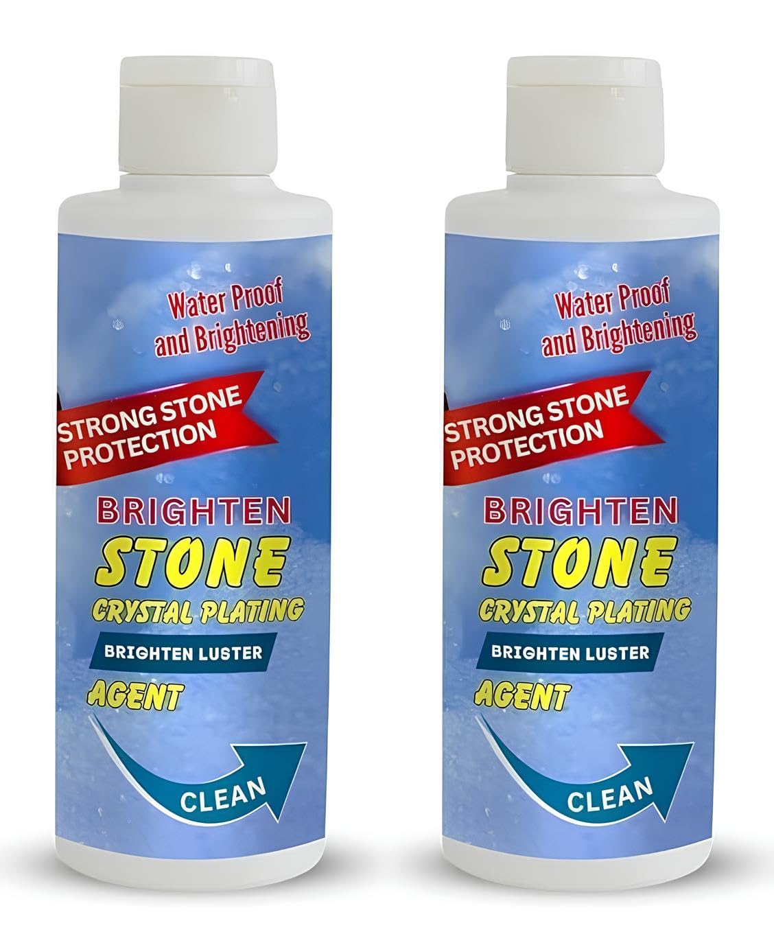 Kleva Stone Crystal Plating Brighten Luster Agent for Marble, Granite & Stone, Marble & Granite Floor Cleaner Help to Remove Stains Grease Grime Water Spots Fingerprints Smudges (Pack of 2) (B0CV1XQLGP) Amazon Price History, Amazon Price Tracker