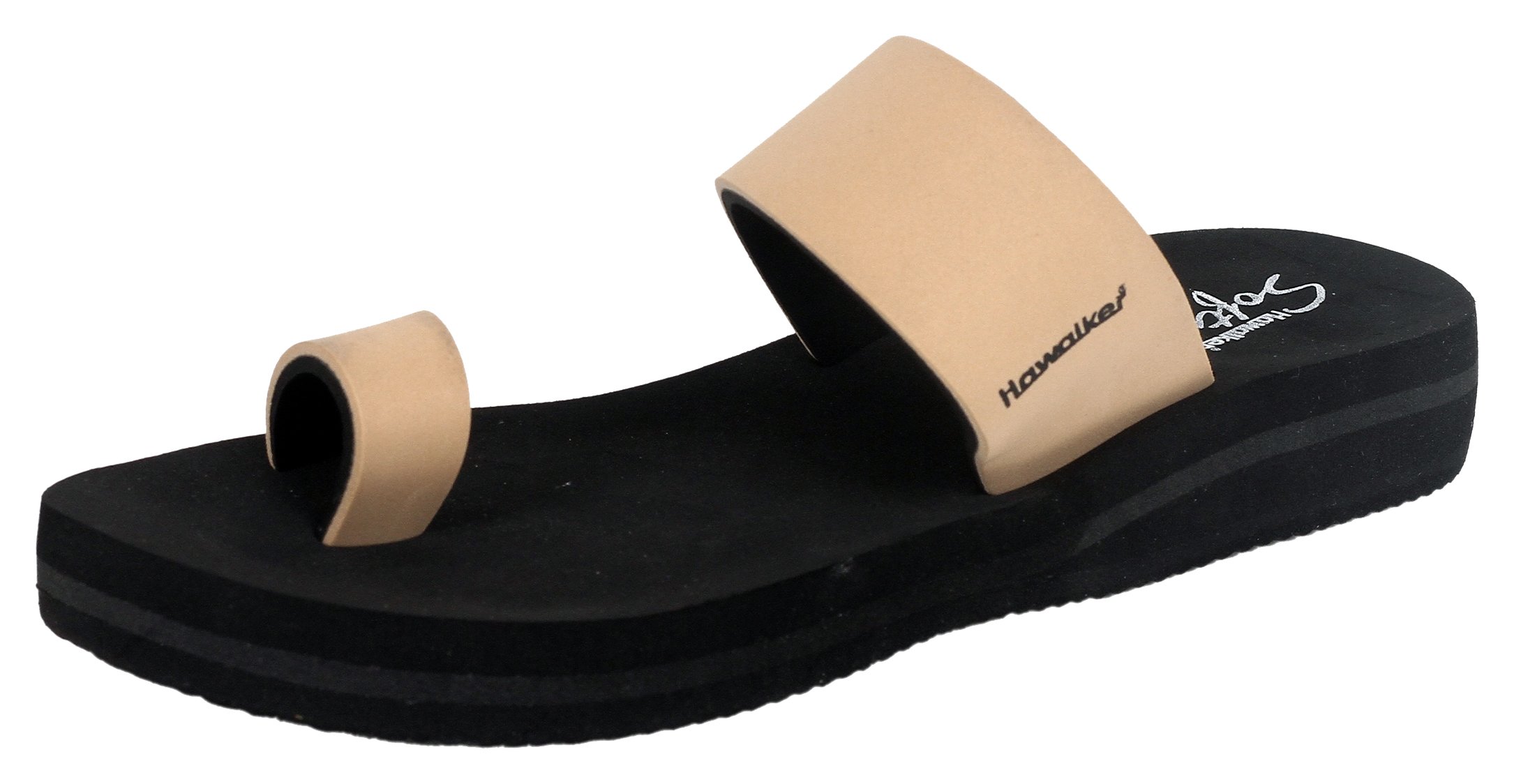 Hawalker Womens Beige Flip-Flops - 5 UK (B073P6H71H) Amazon Price History, Amazon Price Tracker