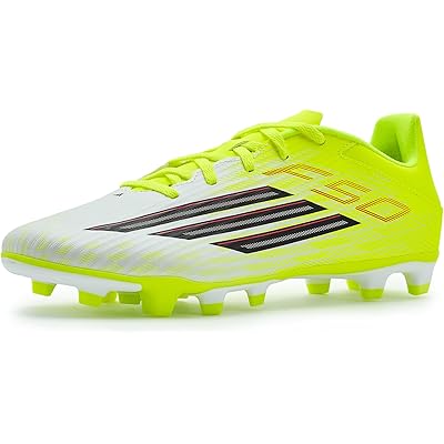 adidas F50 Club Fg/Mg Soccer Cleats team solar yellow/black/lucid red