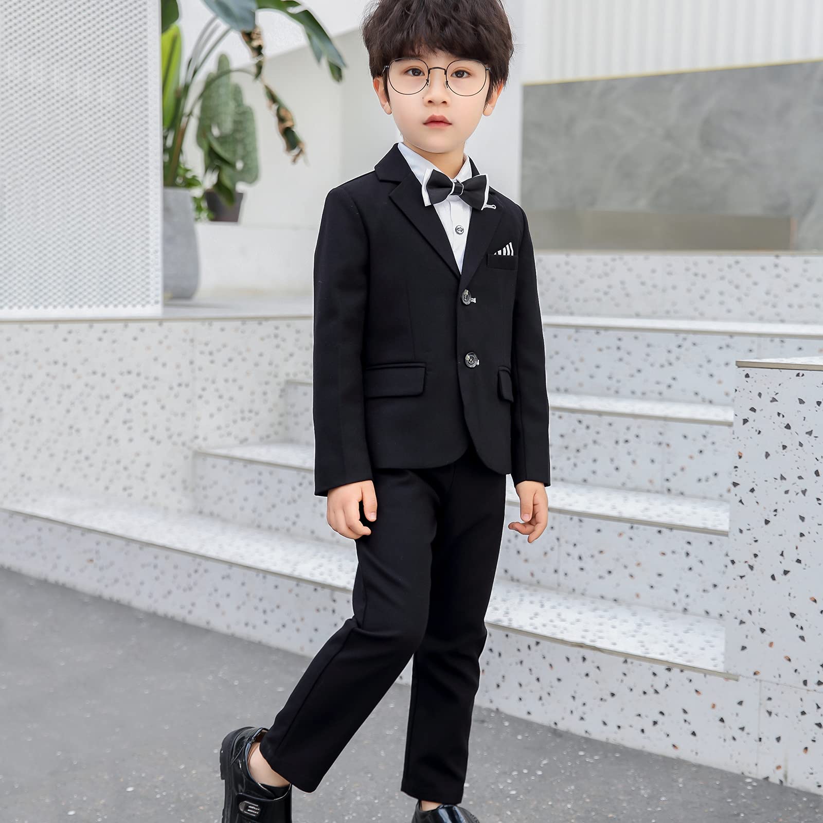 Trajes de Comunion Niño Corte Entallado y Temperamento, Utilizado para El Bautismo y La Comunión, Traje de Niño de Tres Piezas