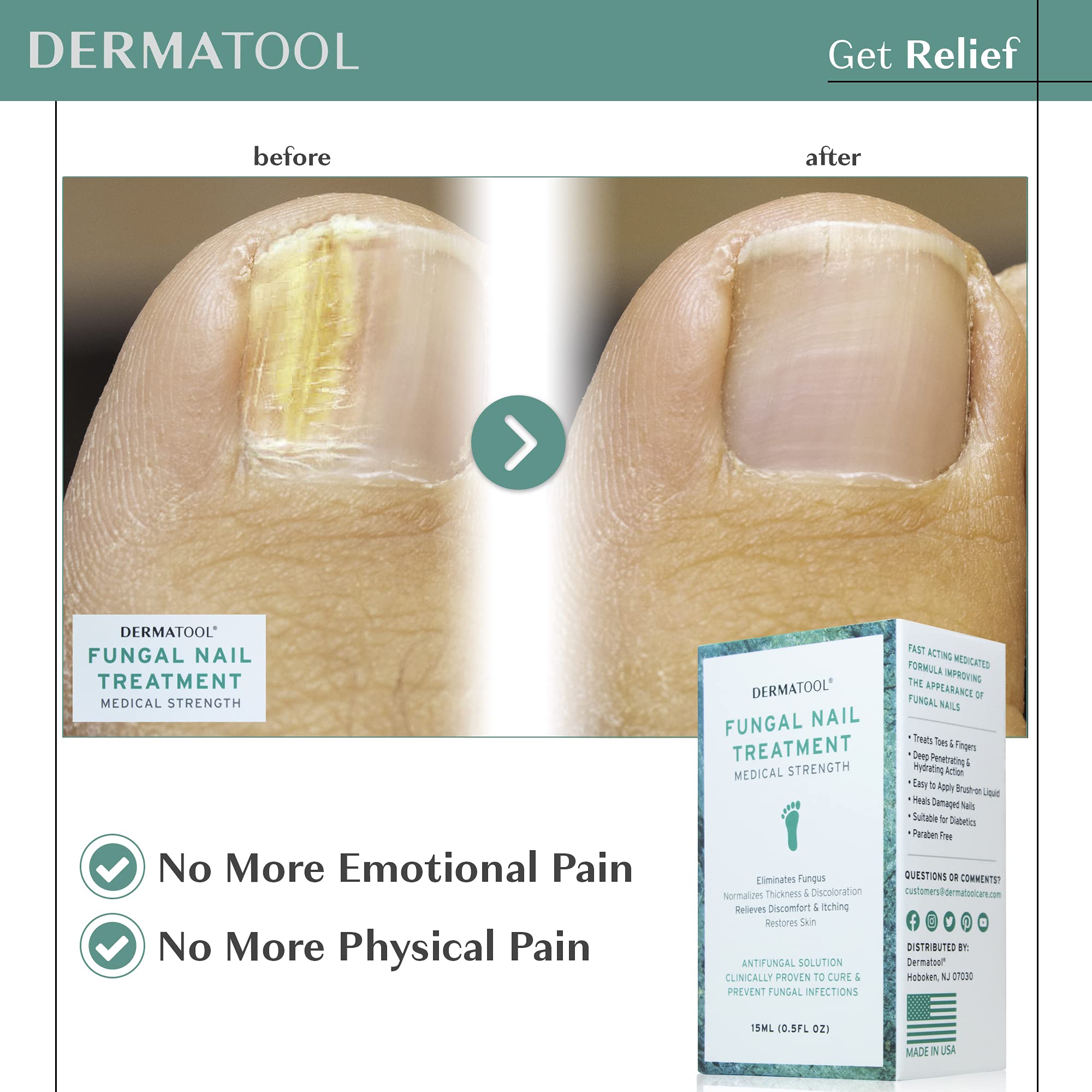 Nail Fungus Treatment for Toenail Extra Strength Antifungal Solution