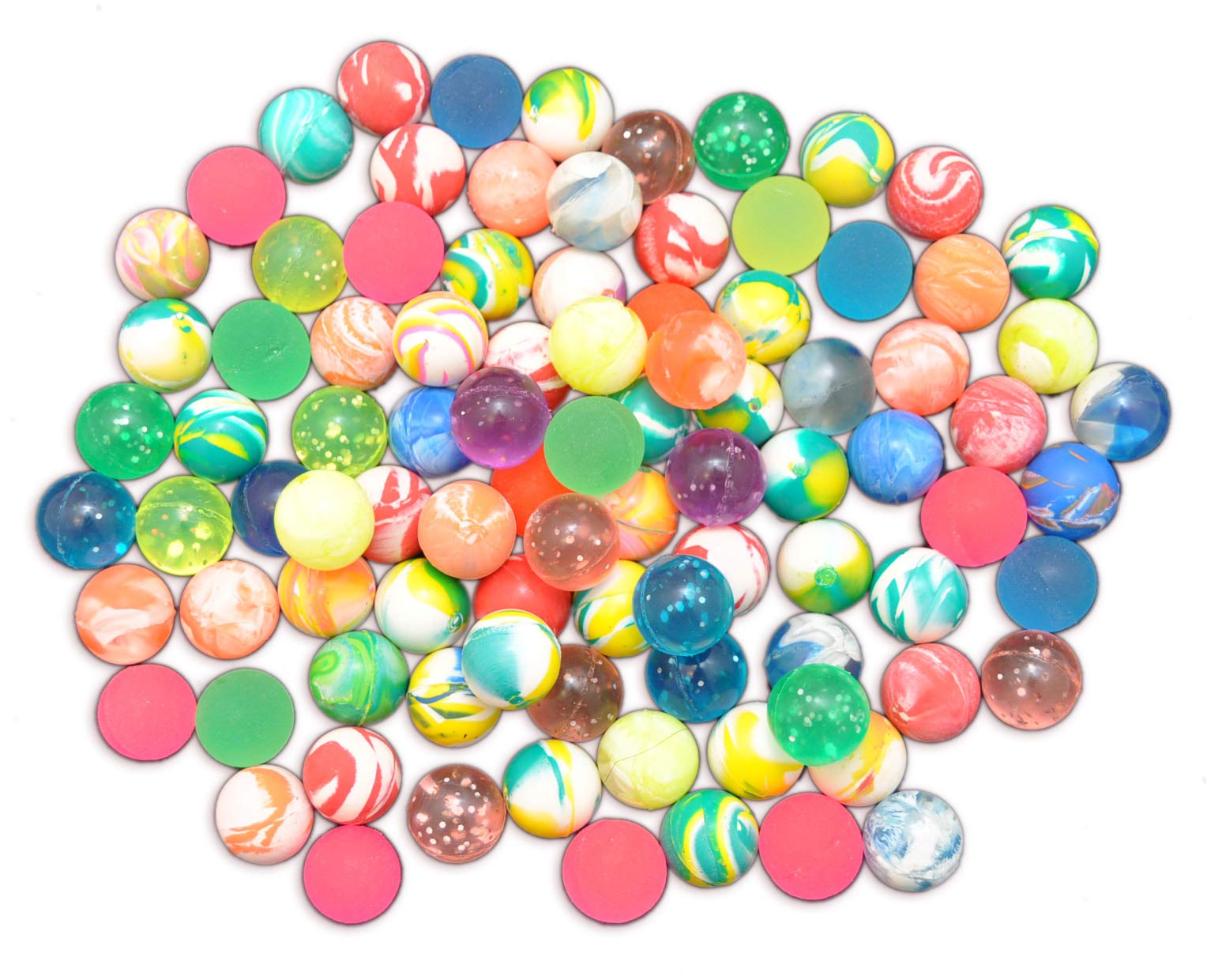jameitop® 🔵 3000 X FLUMMIS gemixte Bunte Farben (Frost/Verlauf/Neon) 2 cm Spring Ball