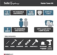 Vista 8 de Cubículo ClosetMaid SuiteSymphony de 25 x 6 pulgadas