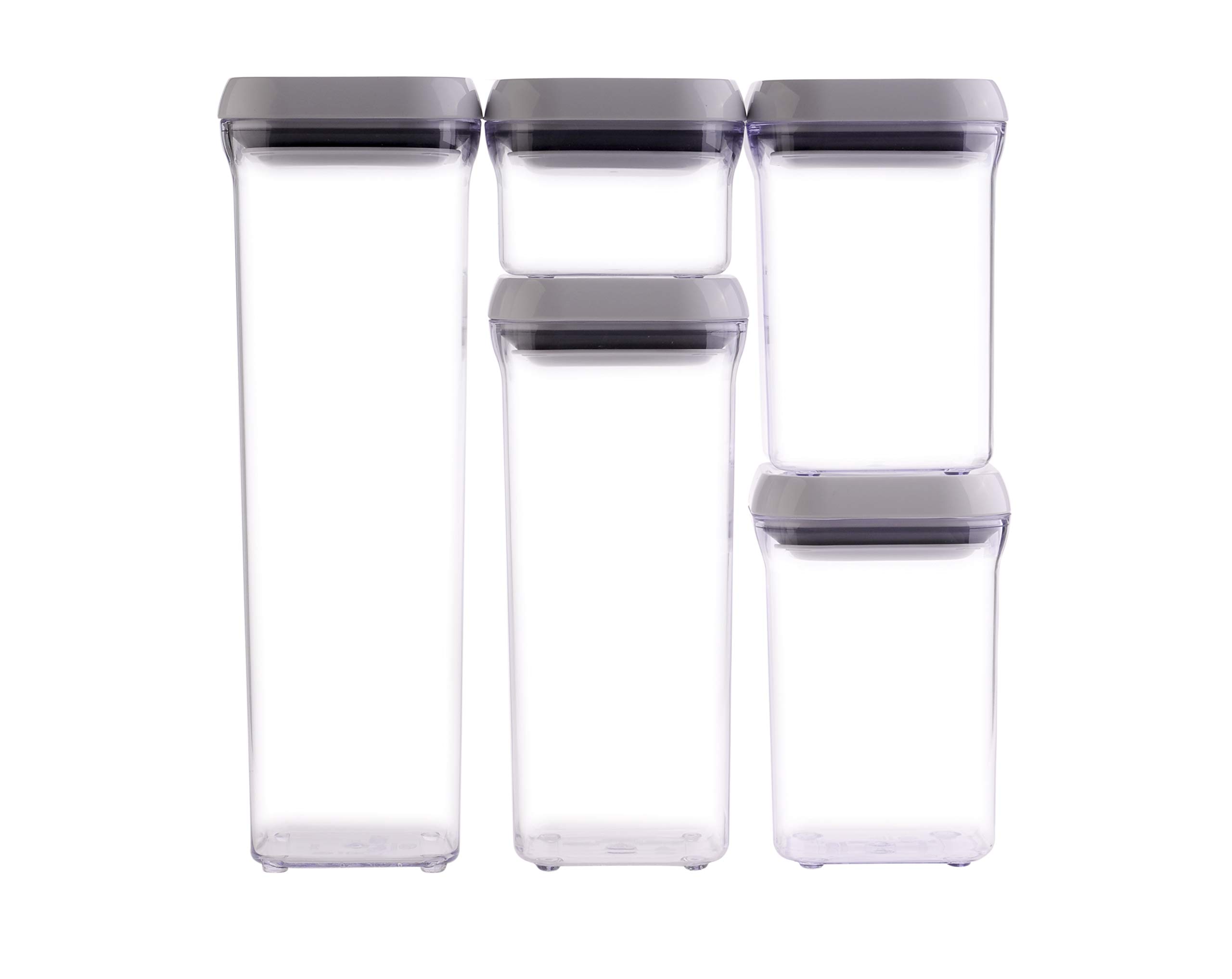 OXO Good Grips 5-Piece Airtight POP Container Set,White