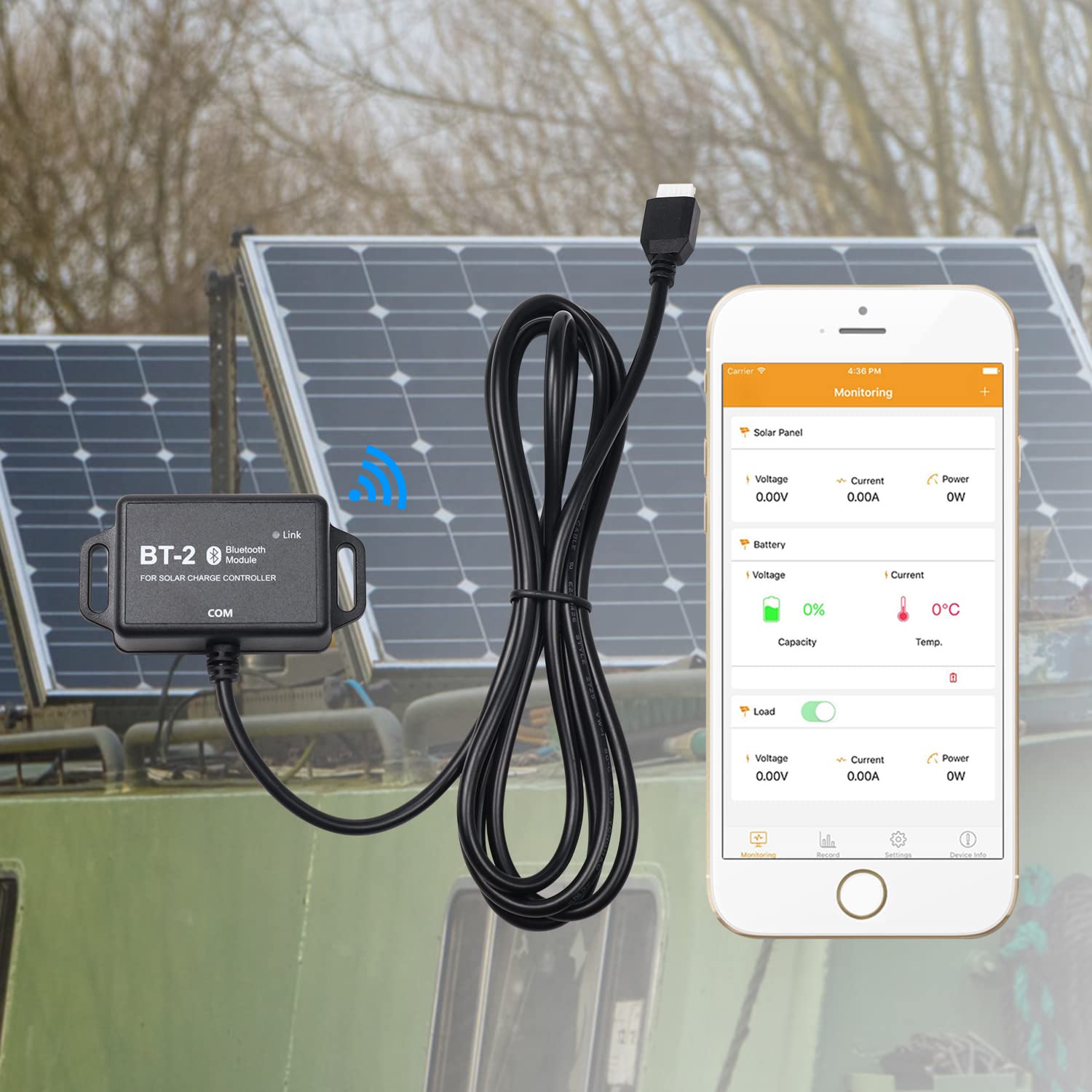 DASVOLT®, Controlador de carga solar MPPT 50A 12V/24V Potencia máxima de entrada 660W/12V, 1320W/24V para batería de inundación de litio, plomo-ácido, sellada, para caravanas, barcos, yates