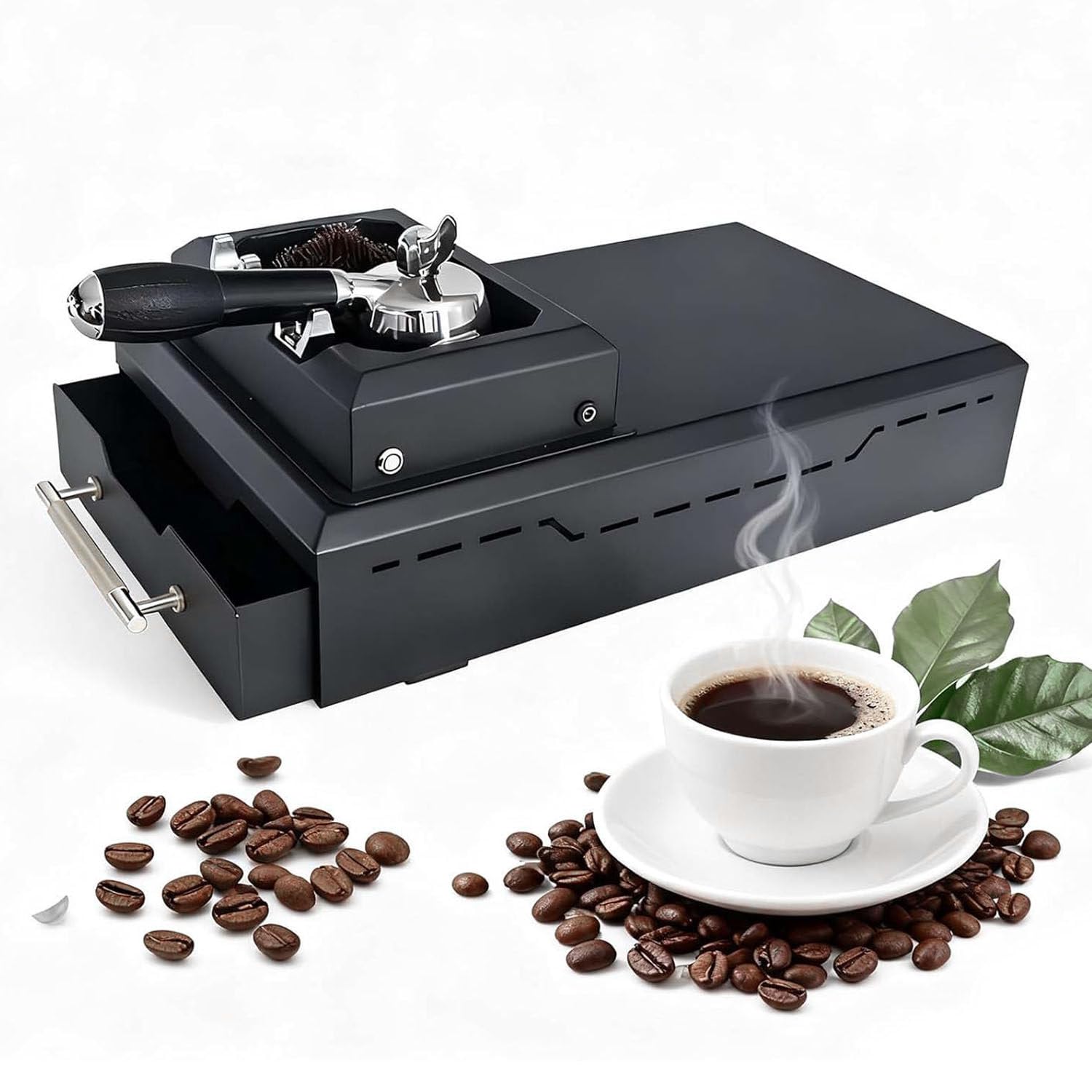 Nettoyeur De Marc De Café Amovible, Kit De Nettoyage Pour Poignée De Cafetière, Nettoyeur De Porte-Filtre électrique Automatique, Nettoyeur De Porte-Filtre Automatique 150 W, Pour Porte-Filtres 58 Mm