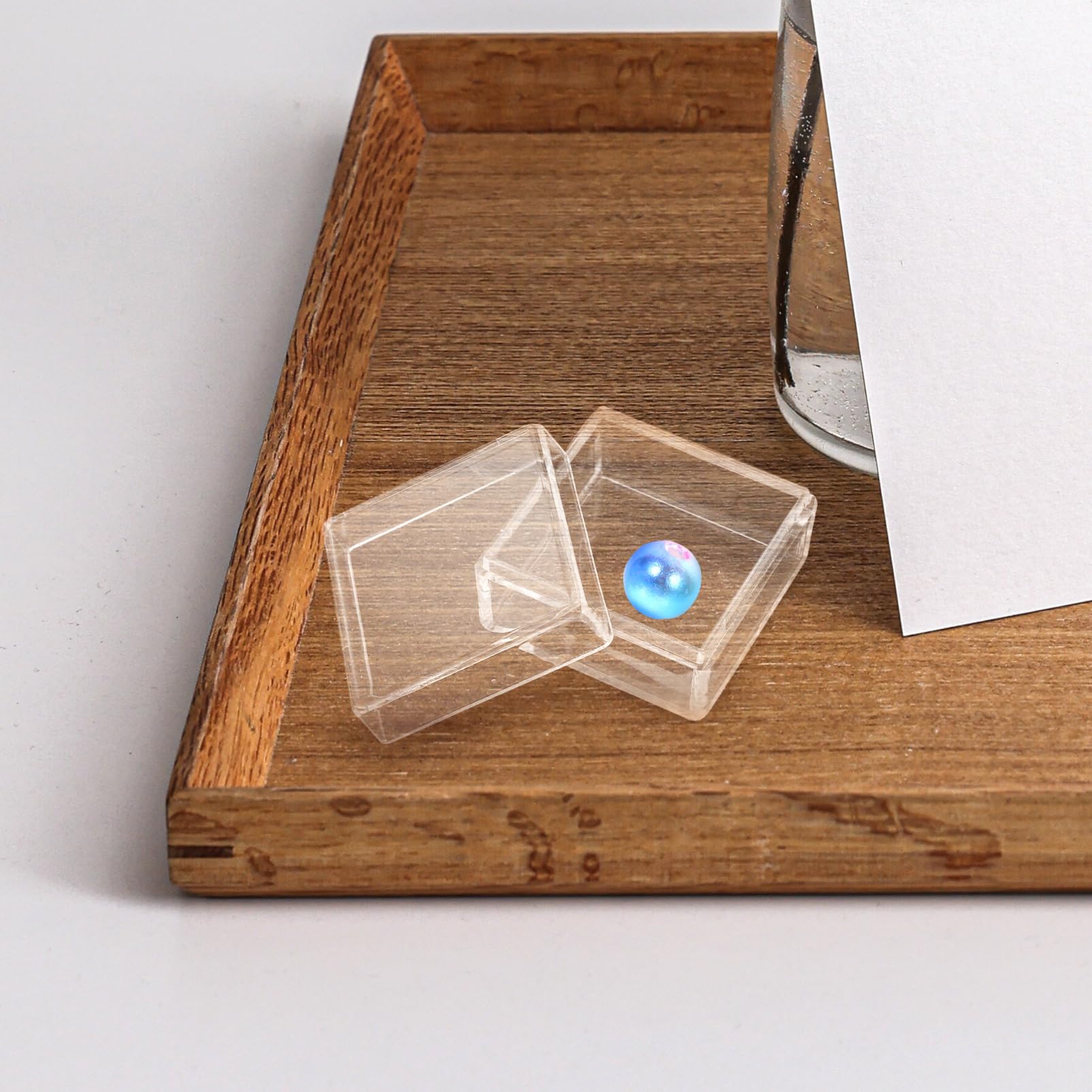 BESTYASH 5 Set Contenitori Per La Conservazione Dei Campioni Contenitore Del Campione Storage Box Vetrine Trasparenti Contenitore Espositivo Plastica 10 Pezzi * 5