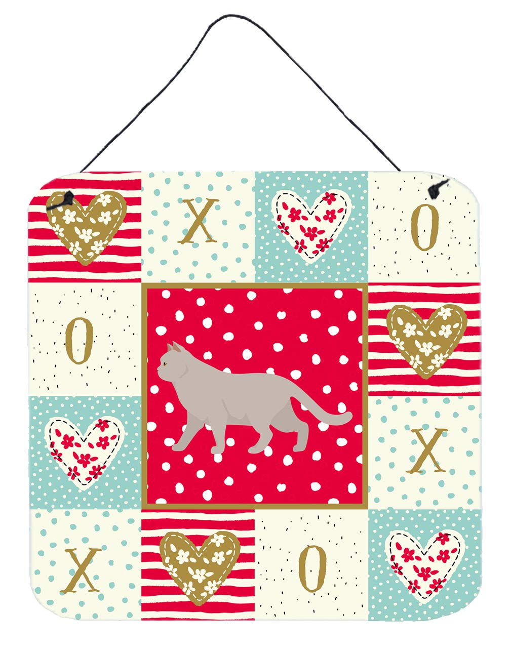 British Shorthair Décoration d'Amour Félin pour Suspendre chez Soi