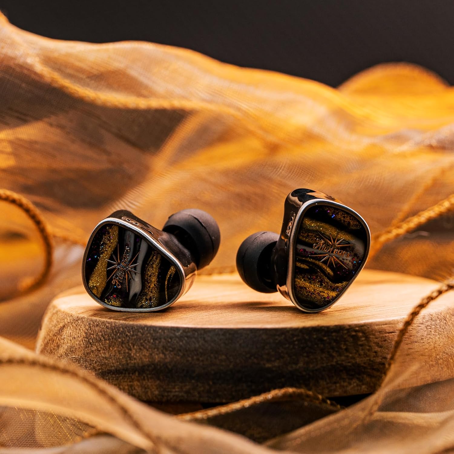 Linsoul Kiwi Ears Étude in Ear Monitor, 3BA+1DD+1BN Hybrid Driver IEM Earphones, Gaming Earbuds, HiFi Stereo Wired Ear Buds with Detachable 2Pin Cable for Audiophiles Musicians