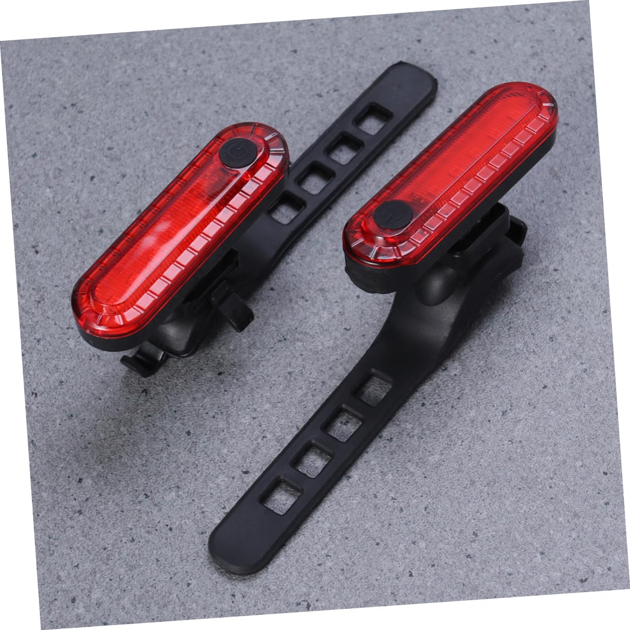 MUSISALY 2Pcs USB Charging LED Taillights Warning Lights with Visibility for Cycling Running and Hiking Durable Safety Lights for Night Riding