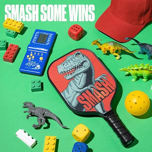 Miniatura 6 de Sportbit Kids Pickleball Paddles Set of 1 or 2 - Child Size Pickleball Paddle for Kids Small and Lightweight - Carbon Fiber Youth Pickleball Paddle