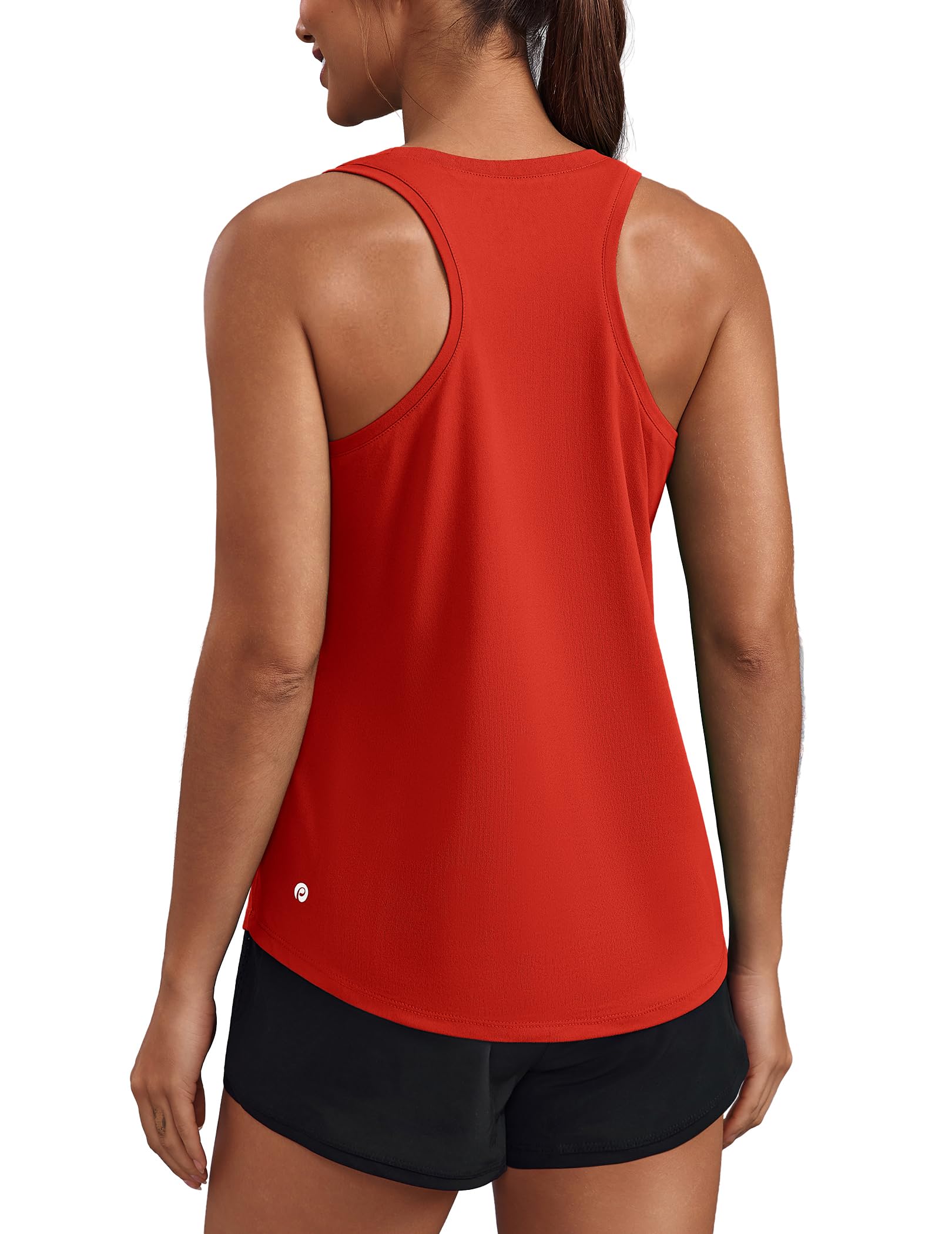PINSPARK Soft Racerback Tank Tops for Women UPF 50+ Quick Dry Workout Tops