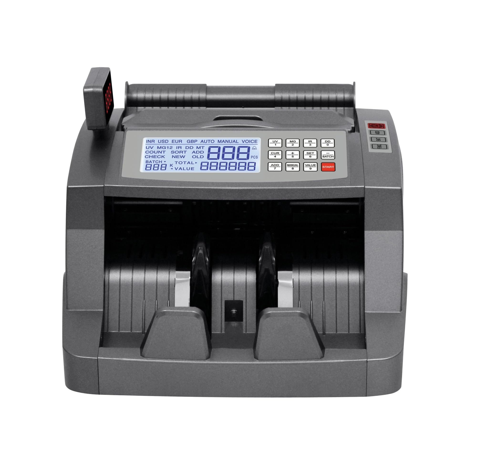 Contabanconote, Macchina for il conteggio delle banconote multivaluta for contanti in USD per aziende