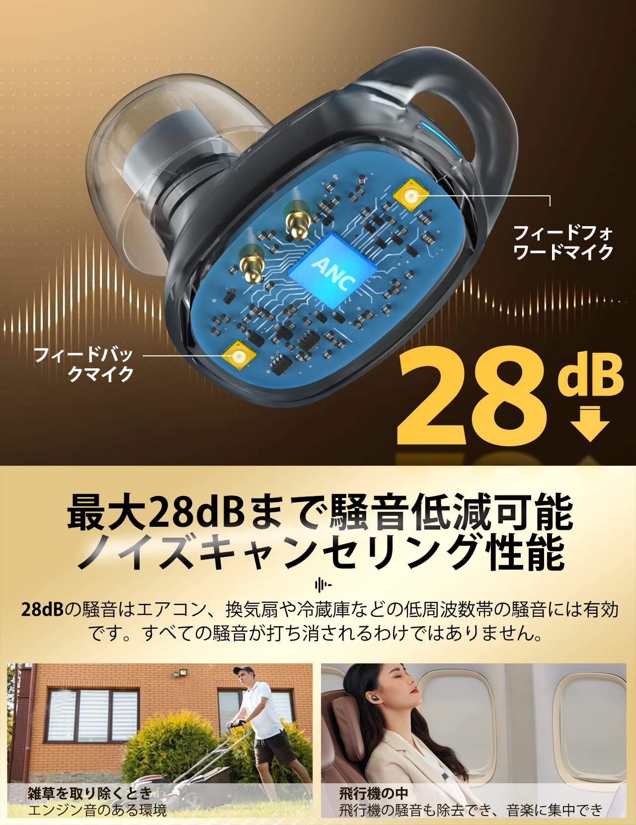 Amazon.co.jp: EarFun Free Pro ANC搭載ワイヤレスイヤホン【Bluetooth