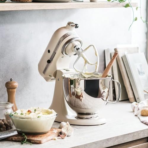 KitchenAid 144280 Artisan Food Processor with 5KSM125EAC Basic Kit, 300 W, 4.8 liters, Cream-Coloured - 7
