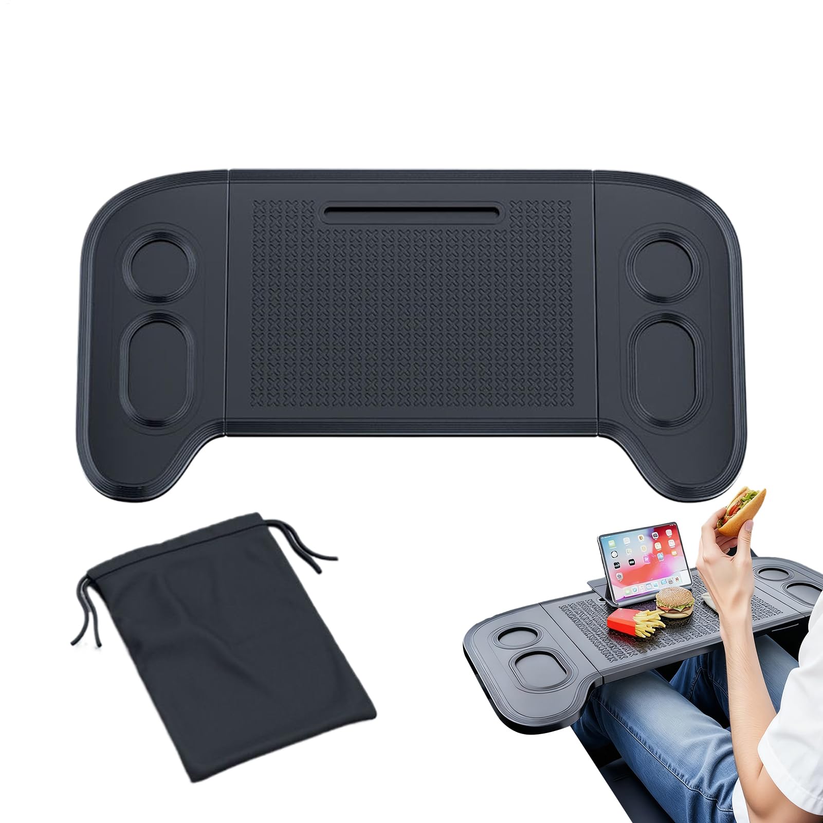 Tavolo da Volante Auto Piegevoli | Supporto Per Laptop Da Volante per Viaggiatori Auto SUV Camper Furgoni Sedan Spuntini Bevande Commute Viaggi Campeggio