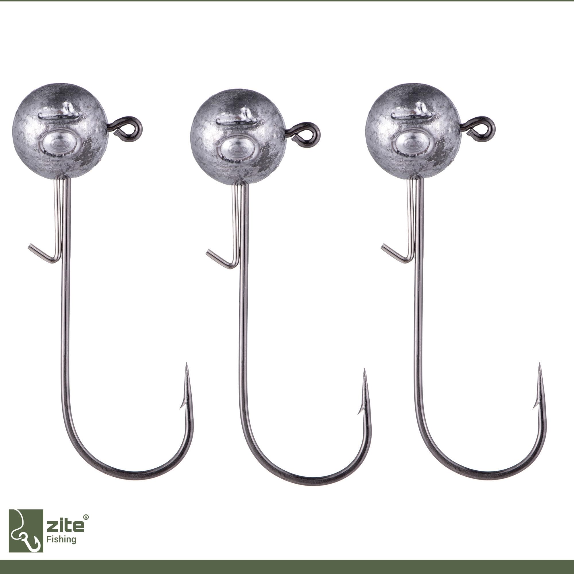 Zite Lot de 5 leurres de pêche en caoutchouc - Inzite Shad - 12 cm - Différentes couleurs - Appâts en caoutchouc pour la pêche au sandre - Appâts de pêche actifs aux UV