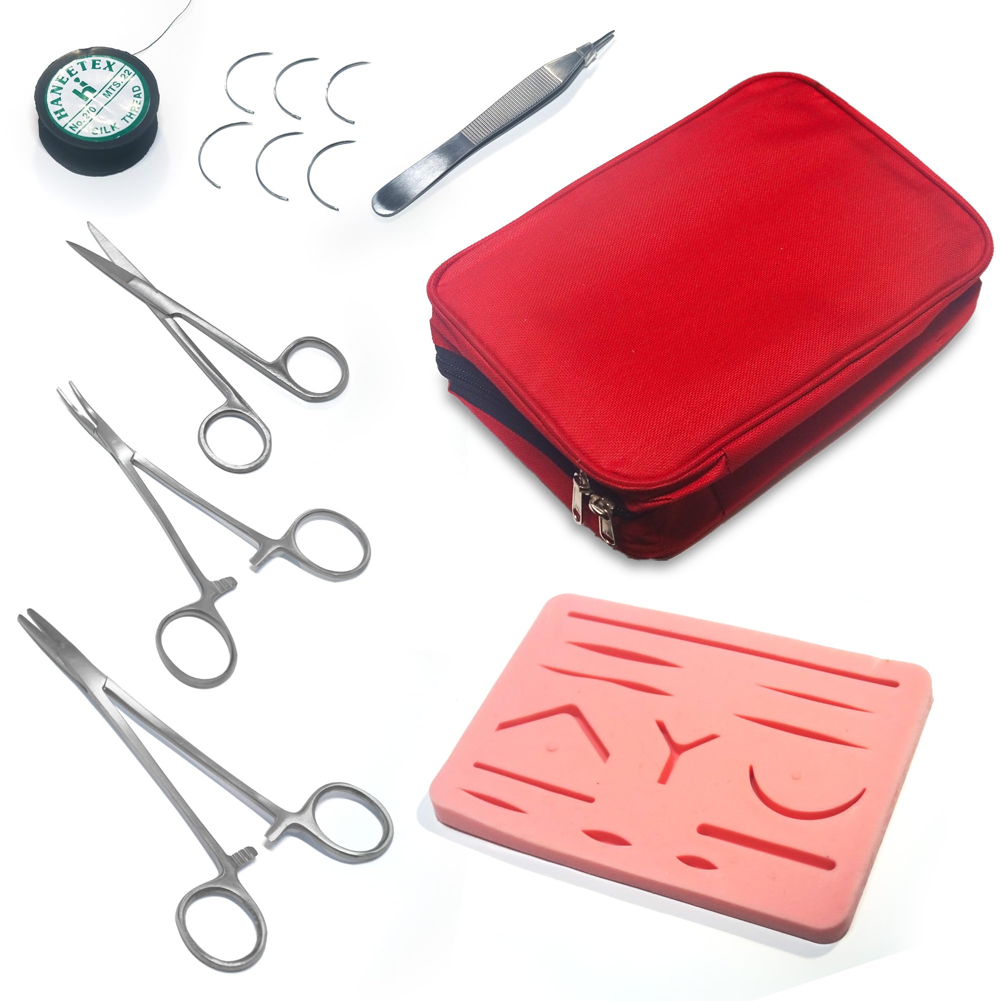 AVIS Complete Suture Practice Kit with Advanced Model Skin Pad for Medical Students – Reusable & Realistic Suturing Training Tool with Essential Instruments (B0DCW1ZBZB) Amazon Price History, Amazon Price Tracker