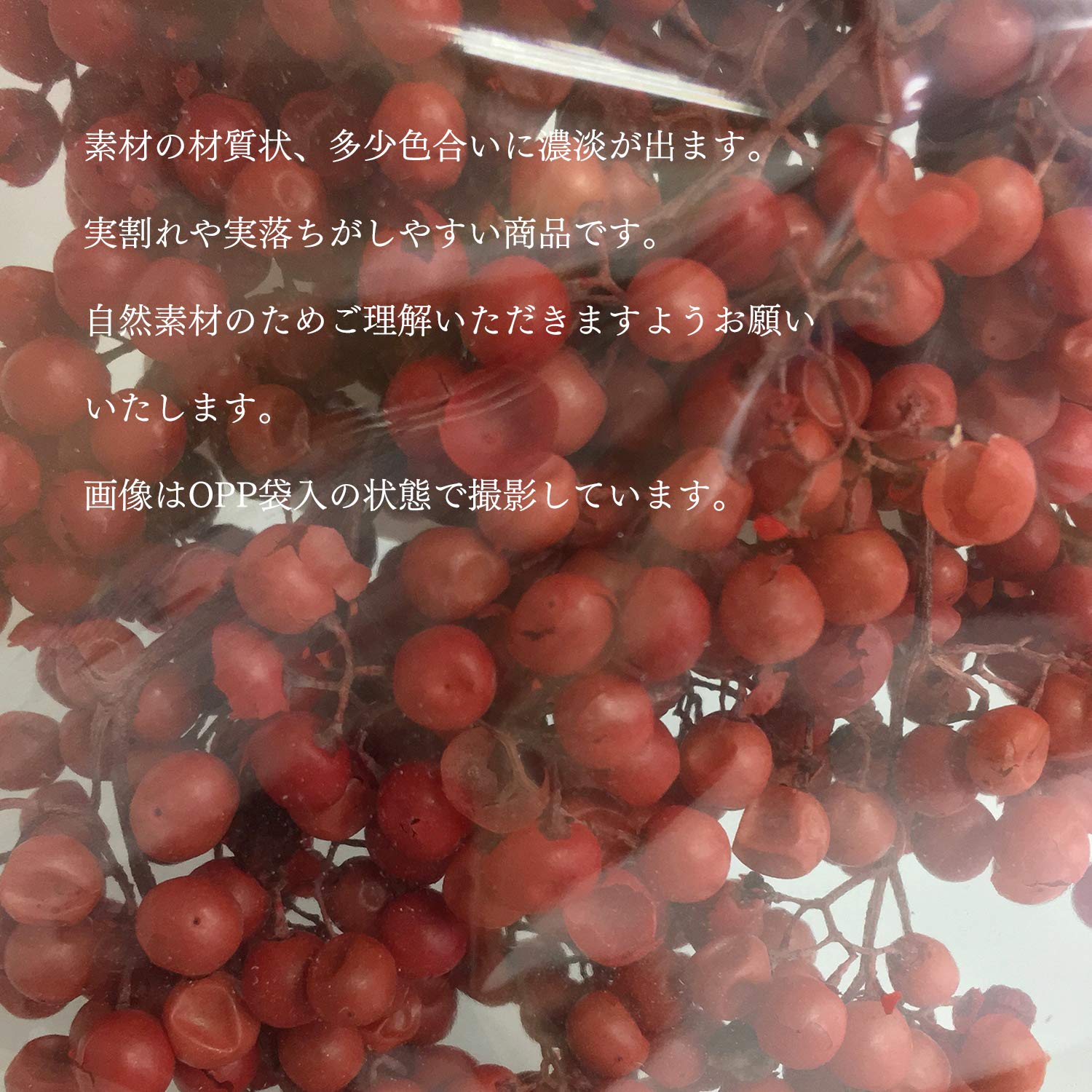 Amazon｜大地農園 ペッパーベリー プリザーブド レッド 55g｜ドライ
