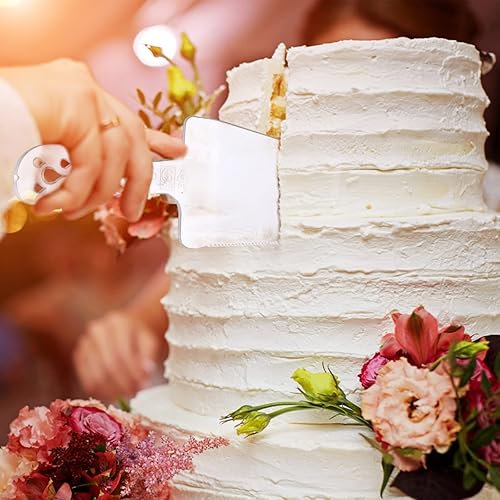 Miniatura 5 de 100 piezas de plástico desechables para tartas y servidores de 8 x 2.3 pulgadas, cortador de plástico transparente para tartas, tartas, pizza,