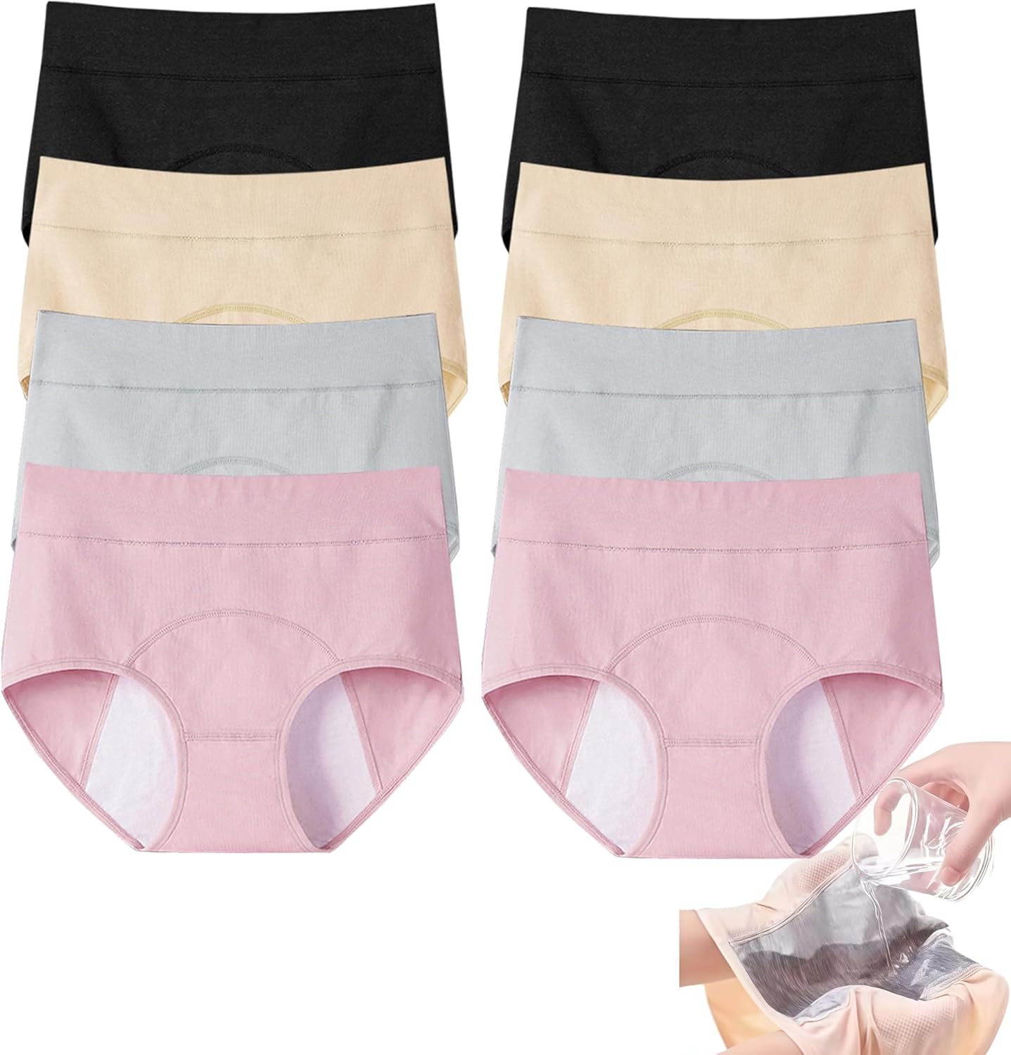 Leak-Proof,Everdries Panties For Women Over 60,Everdries,Leakproof Underwear, Leak Proof Underwear For Women