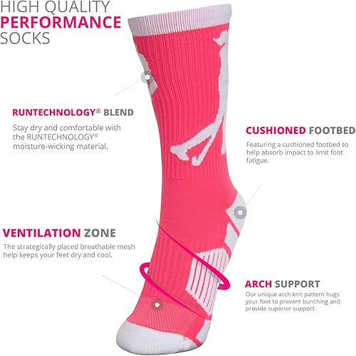 Miniatura 3 de ChalkTalkSPORTS Calcetines de media pantorrilla tejidos atléticos de hockey sobre césped Calcetines de rendimiento para hockey sobre césped