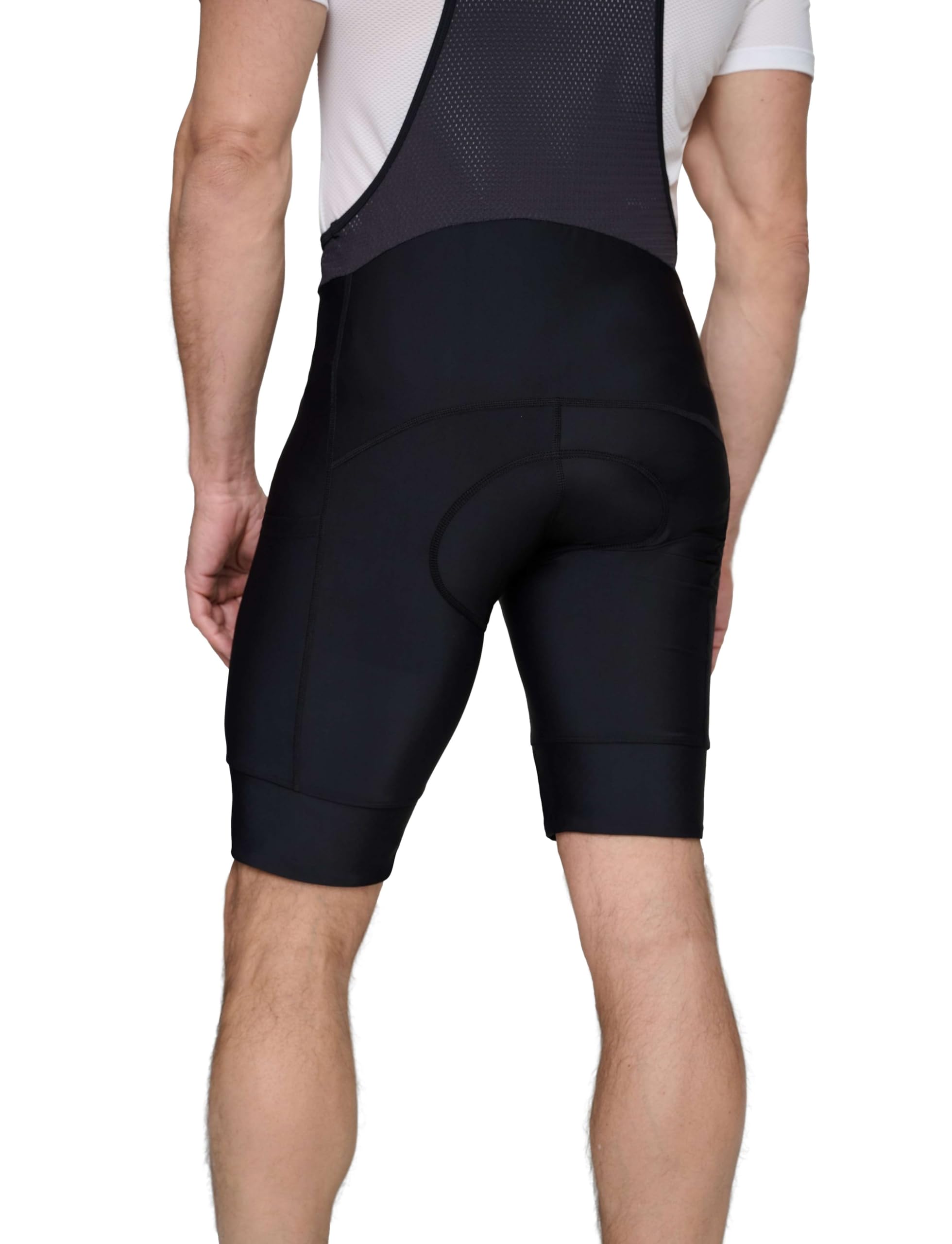TCA Culotte con Tirantes Hombre Acolchado – Pantalón Corto Ciclismo con Bolsillos Laterales – Tejido Secado Rápido Carretera, Gravel y MTB