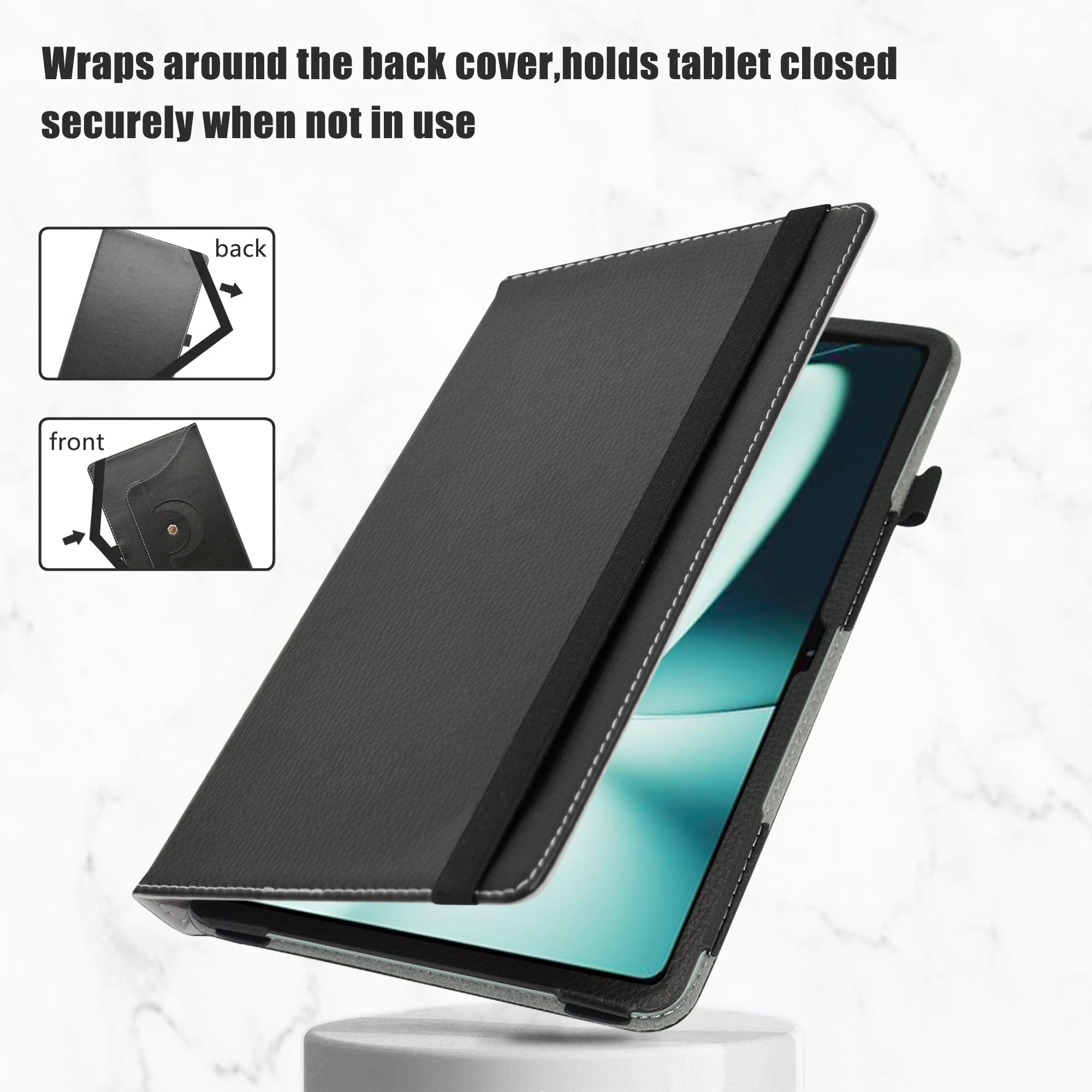 JRTAL 360°Drehbarer Cover Kunstleder Schutzhülle Tasche Etui Mit