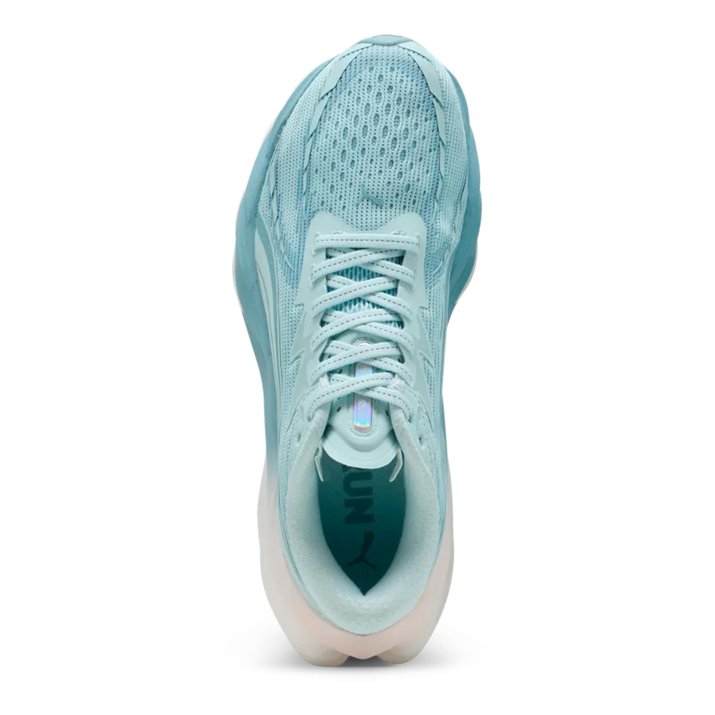 PUMA Velocity Nitro 4 Zapatillas para Correr Zapatilla Neutral Mujeres Sea Glass-Gold Moon