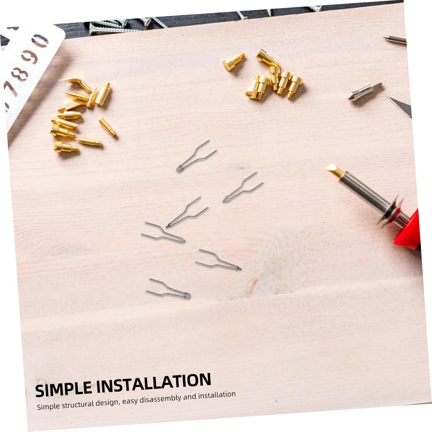 8Pcs Wood Burning Wire Tips High Resistance Nibs for Wood Burning Tool Replacement Tips for Crafts Compatible with Various Tools