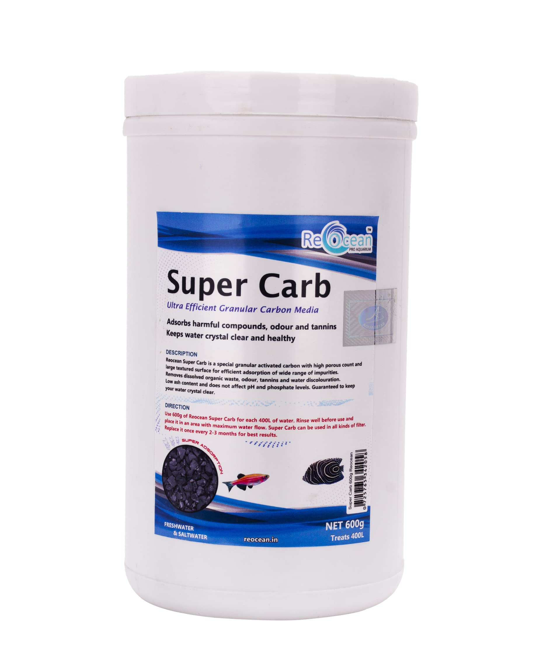Super Carb Carbon Filter Media for Aquariums (600g)