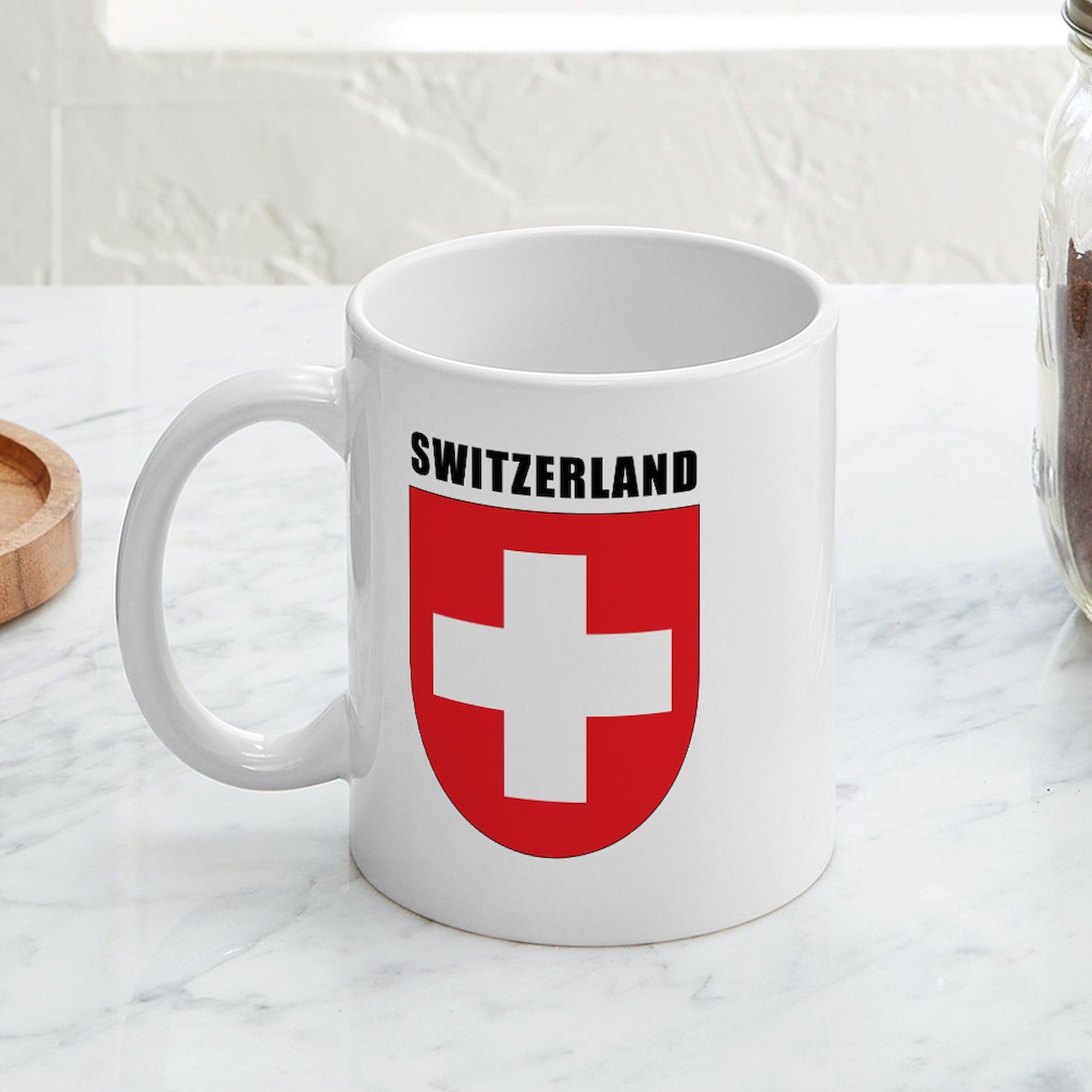 CafePress Switzerland Ceramic Coffee Mug - 11 Oz (325 Ml), Dishwasher & Microwave Safe
