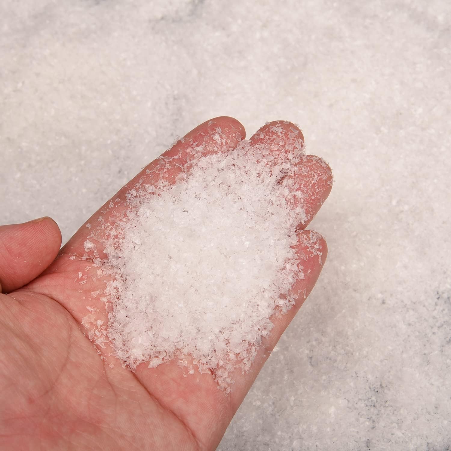 Flocons de neige artificiels de Noël 960 g pour décoration de fête de Noël (960 g)