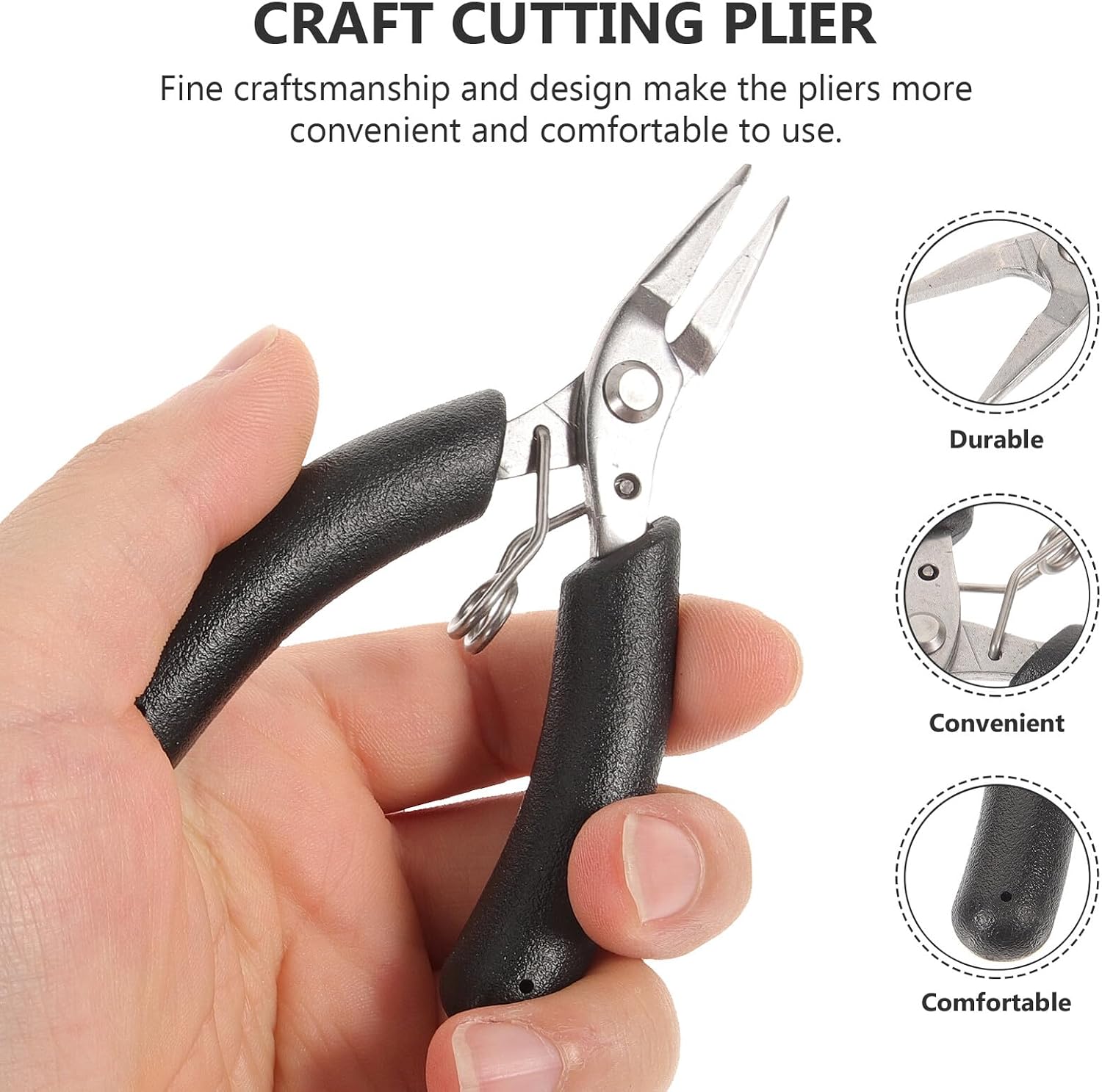 4 Pcs Alloy Jewelry Pliers Set for DIY Crafts and Loop Making