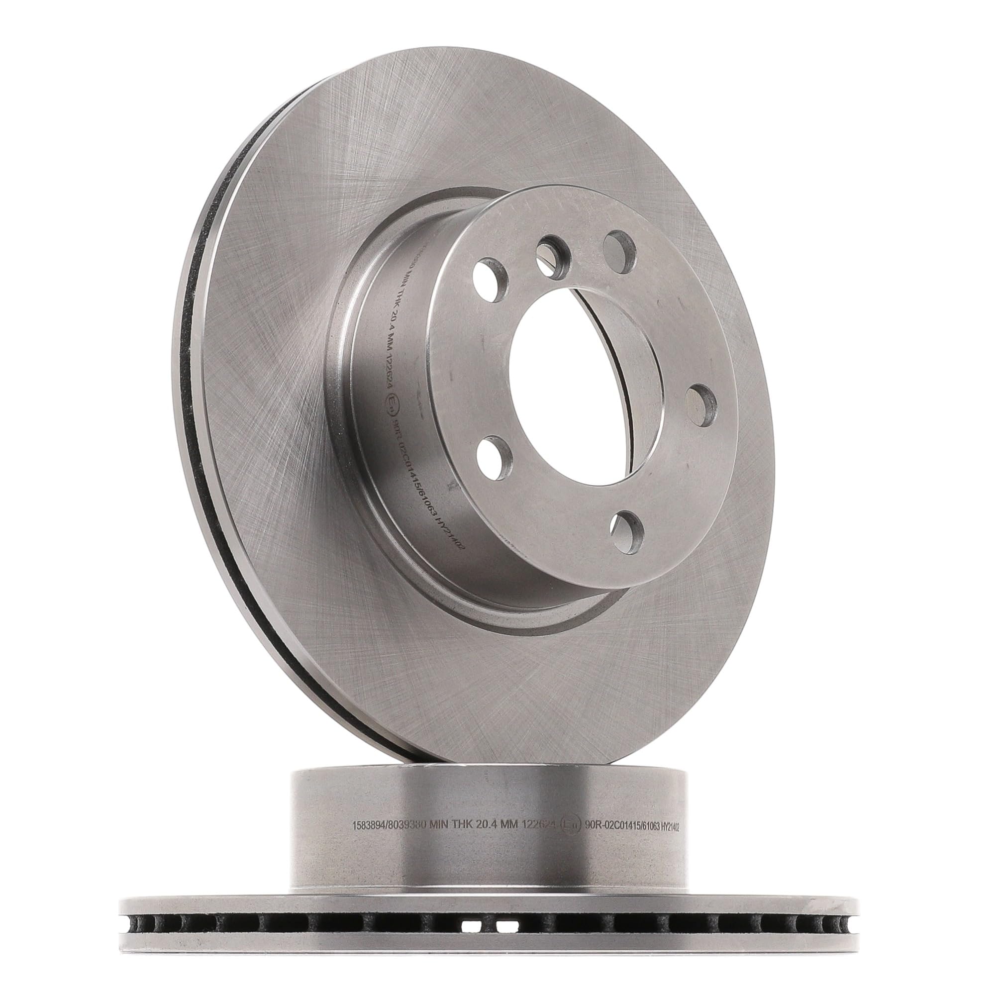 RIDEX 82B0839 2x Disco de freno Delantero sin tornillos Compatible con BMW 3 Touring F31