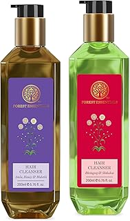 Forest Essentials Hair Cleanser, Bhringraj and Shikakai, 200ml & Forest Essentials Hair Cleanser, Amla, Honey and Mulethi, 200ml-picture-22