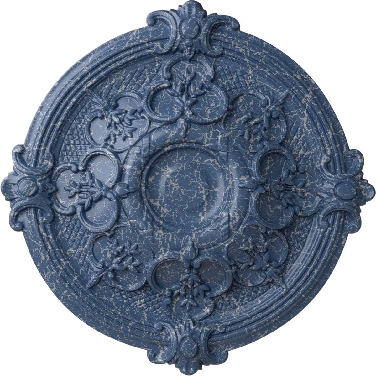 Ekena Millwork CM17HAAMCDecorative Ceiling Medallions Modeled After Original Historical Patterns & Designs, Americana Crackle