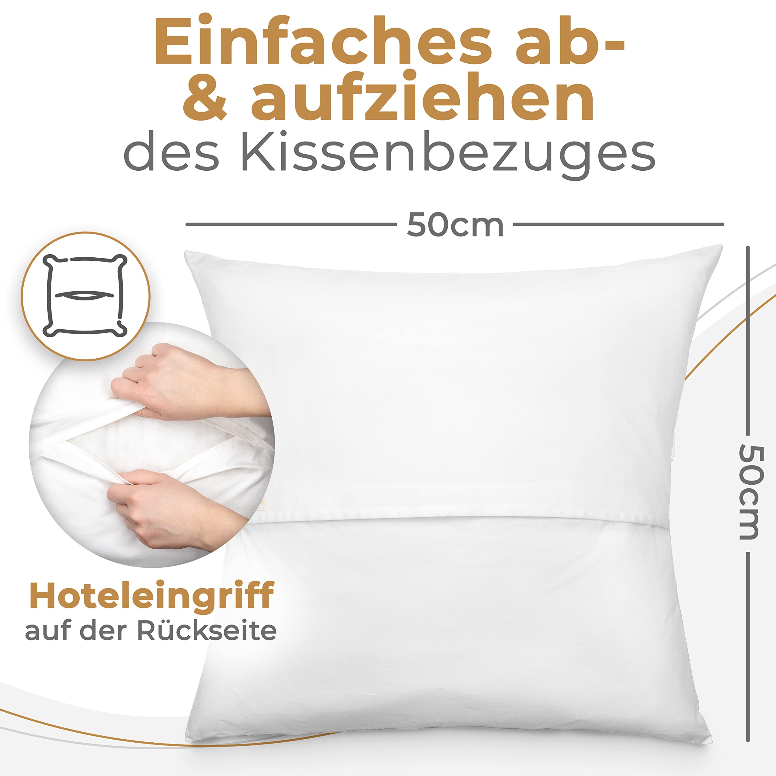 FADENZAUBER Babykissen personalisierbar mit Namen 50x50 cm für Jungs/Mädels