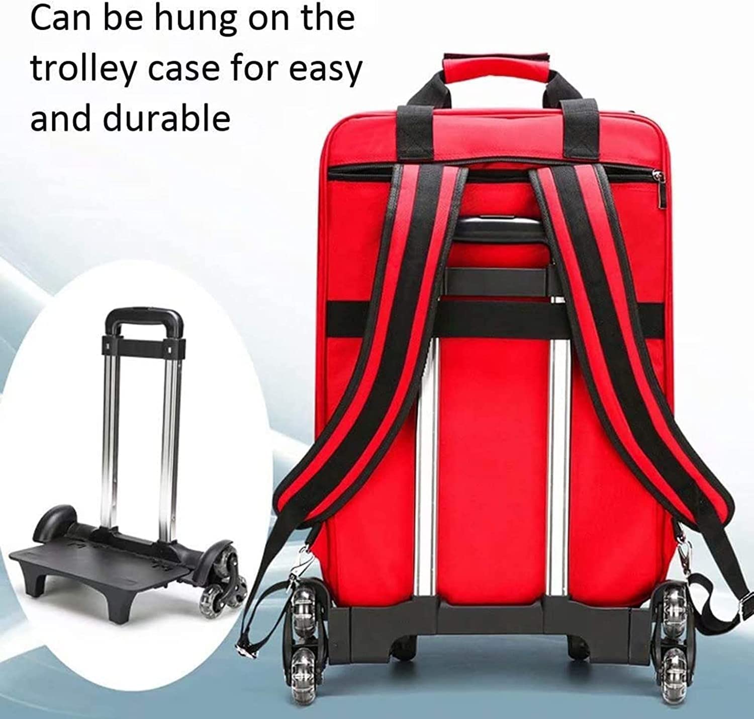 Profesjonalna apteczka pierwszej pomocy Trolley Medical Box, wodoodporna tkanina Oxford, torba na akcesoria medyczne, torba na samochód, wędrówki, plecak, kemping, podróże