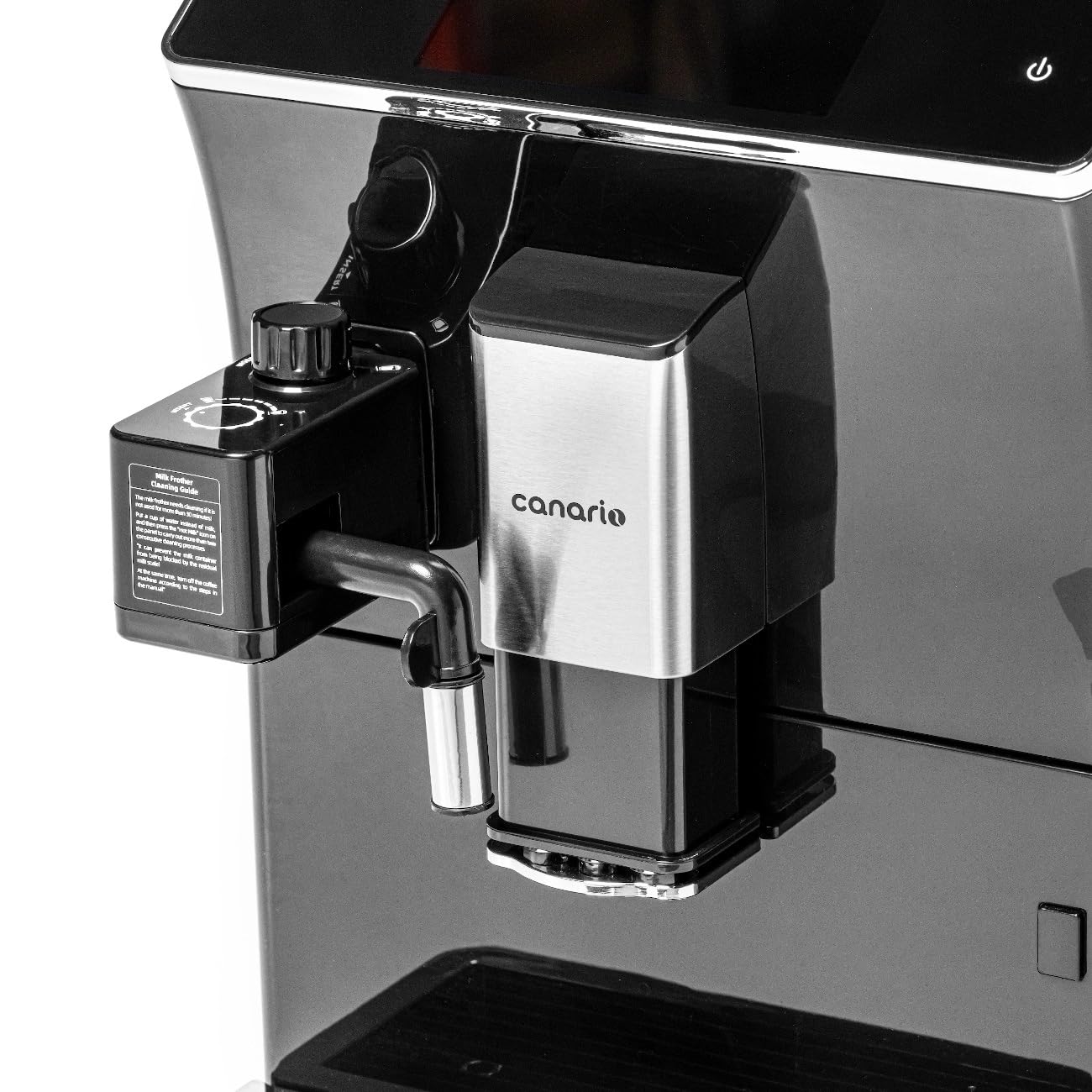Canario Cafe CC703 Cafetera Totalmente Automática, Cafetera Profesional, Pantalla Táctil, Espumador de Leche Automático, Bebidas Programables, para Bares, Restaurantes y Oficinas