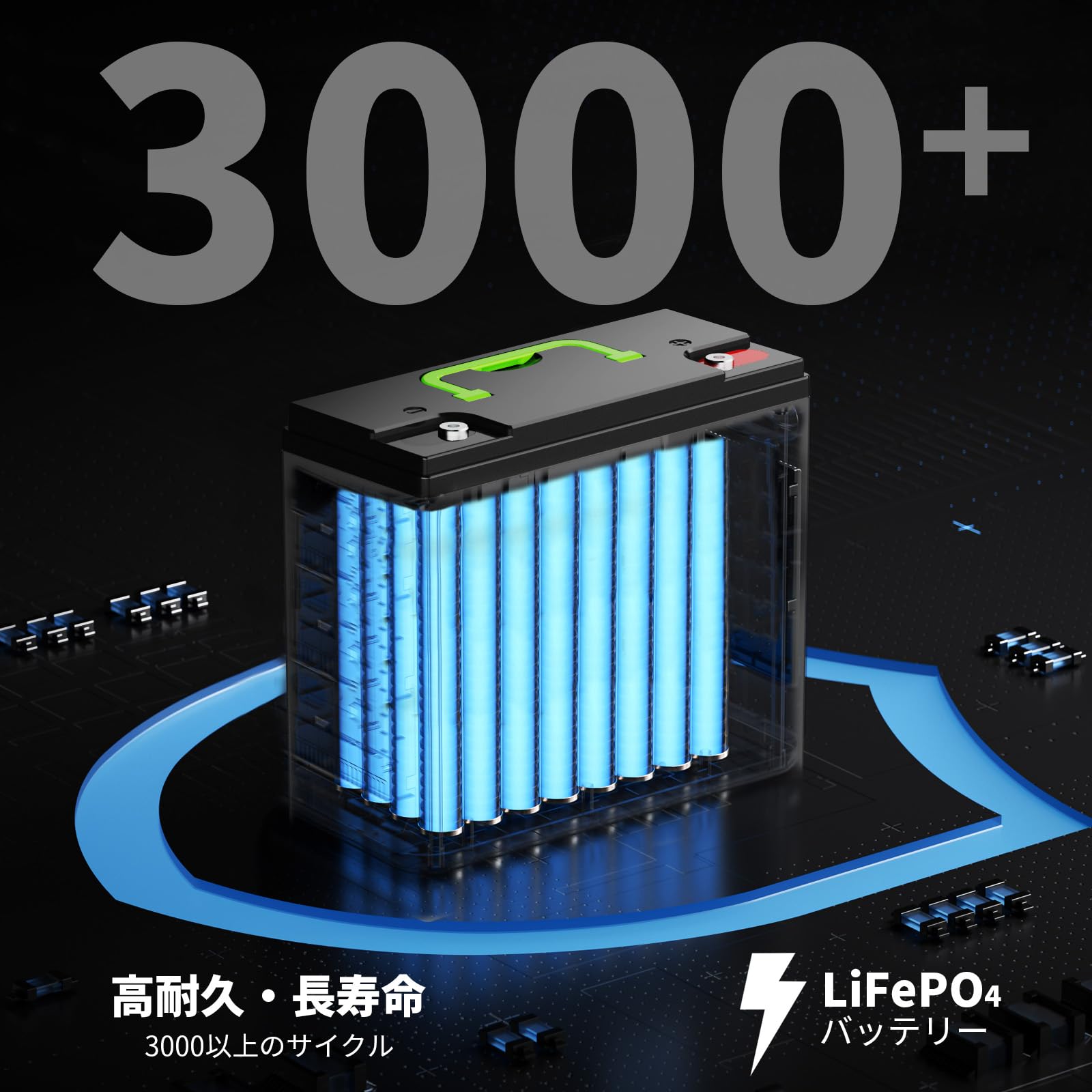 Amazon | Evopow 384Wh リン酸鉄リチウムイオンバッテリー 480W出力