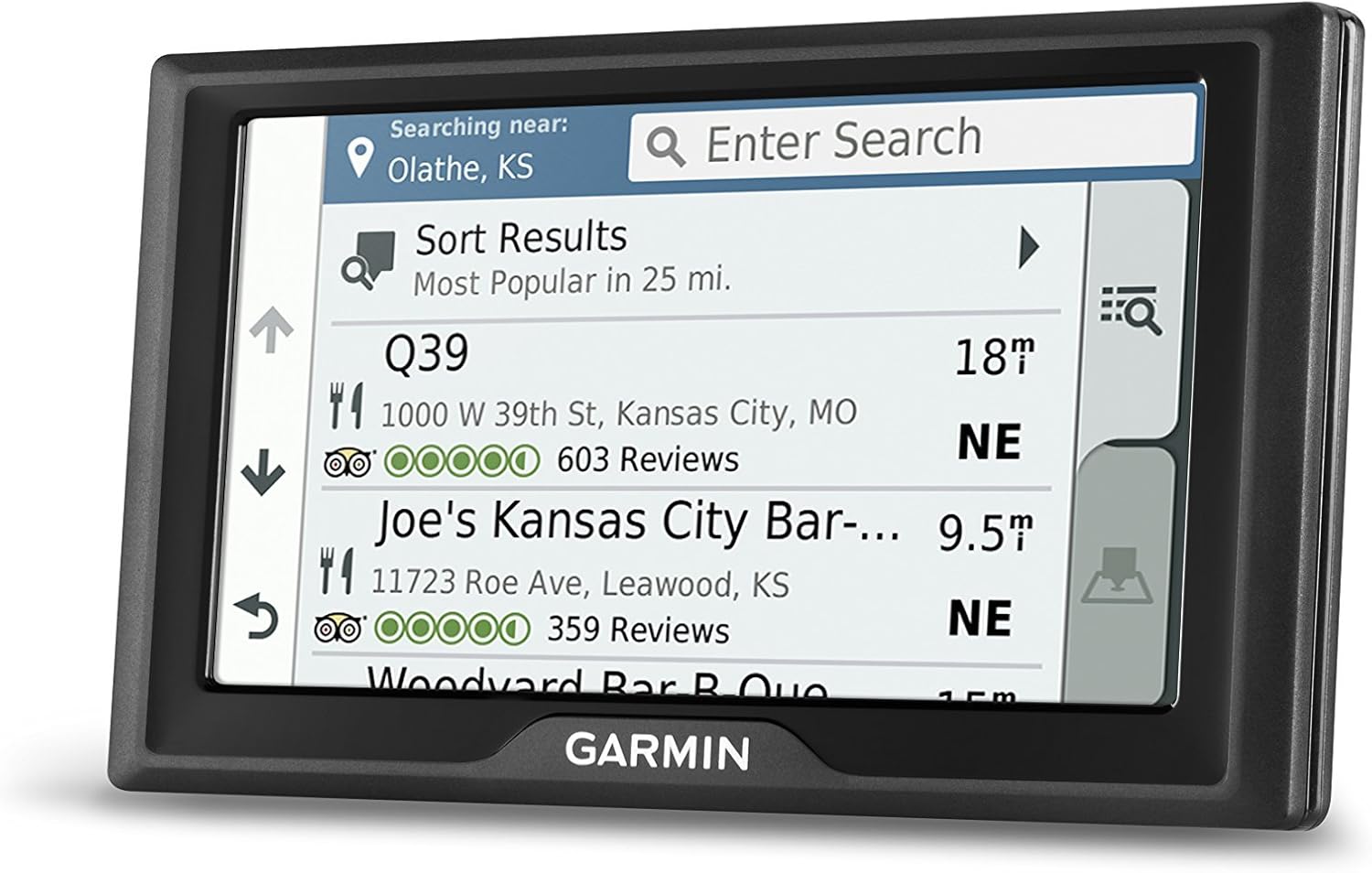 Garmin Drive 61 USA+CAN LM GPS Navigator System with Lifetime Maps, Spoken Turn-by-Turn Directions, Direct Access, Driver Alerts, TripAdvisor and Foursquare Data (Renewed)