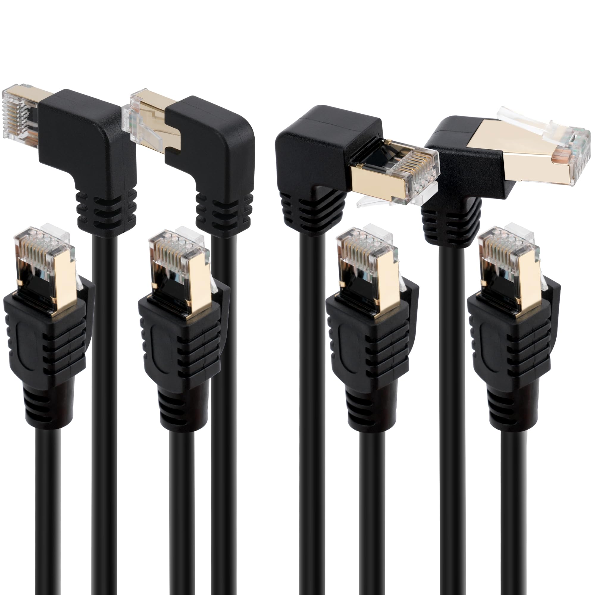 Amazon.com: Cat 7 Ethernet Cable 0.6 Feet (4 Pack), Multiple