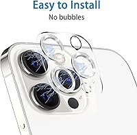 Vista 67 de 3 Pack Tempered Glass Camera Lens Protector for iPhone 12 6.1", Ultra HD, 9H Hardness, Anti-Scratch, Case Friendly, Easy to Install